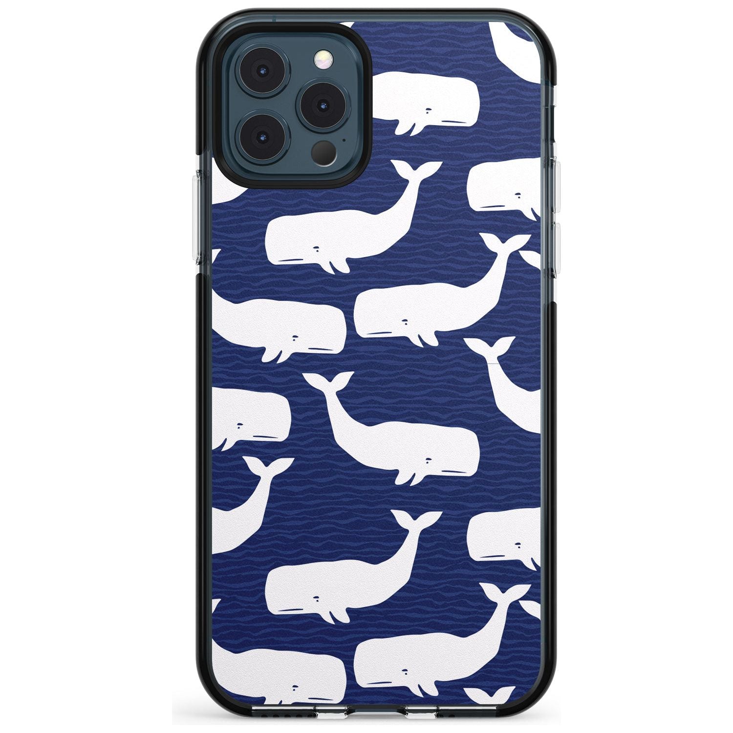 Cute Whales Pink Fade Impact Phone Case for iPhone 11