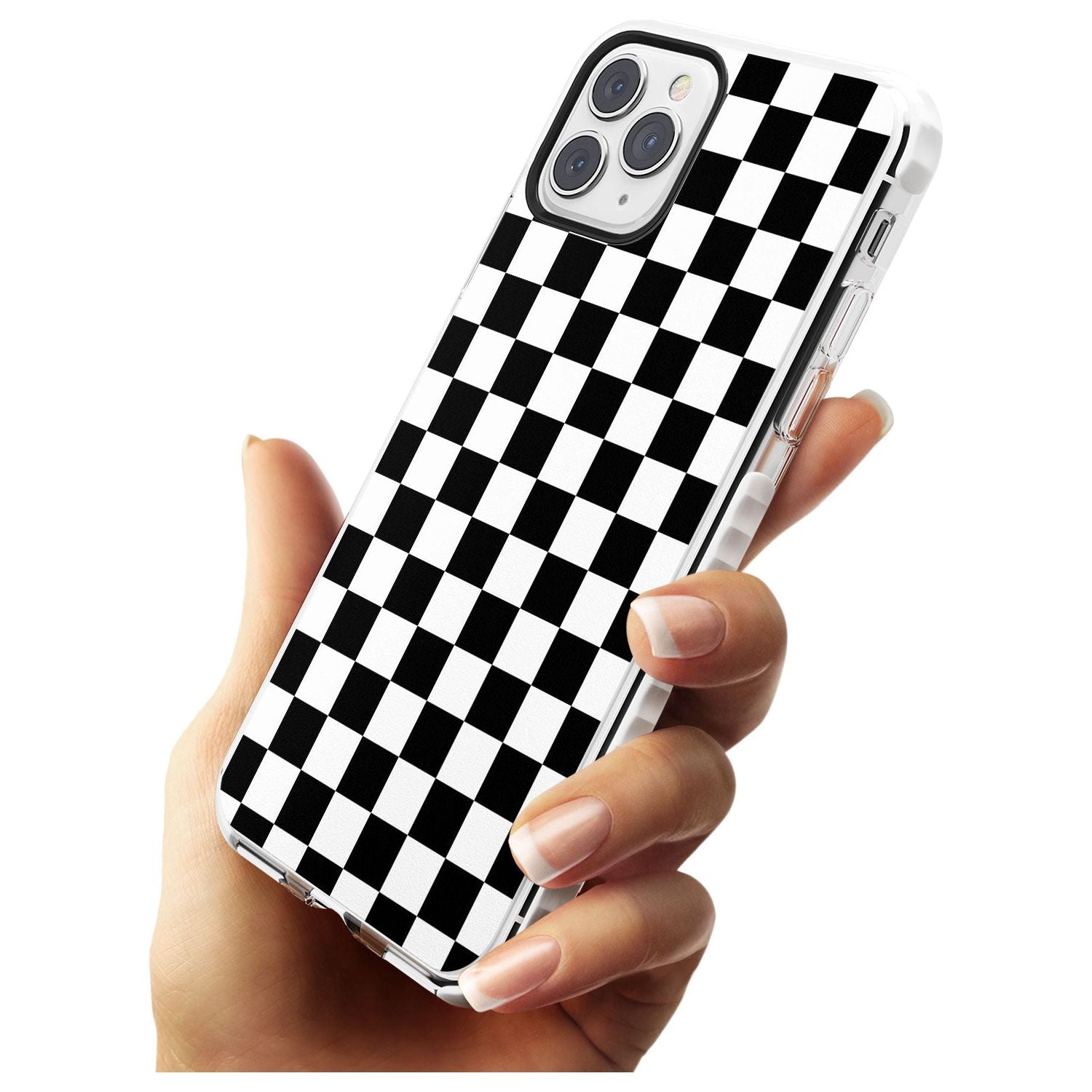 Black Checkered iPhone Case Phone Case - Case Warehouse