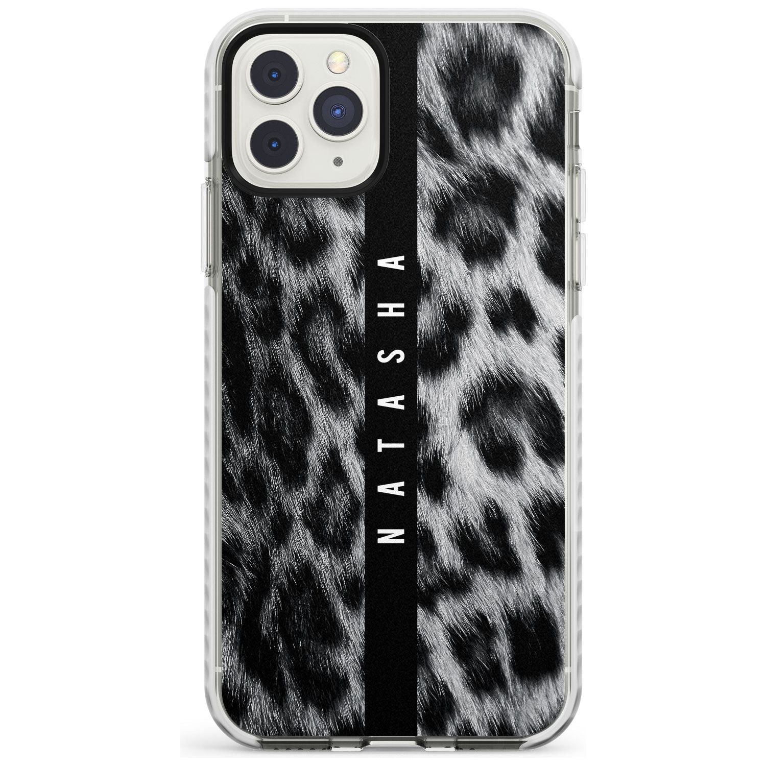 Snow Leopard Print iPhone Case Impact Case Custom Phone Case - Case Warehouse