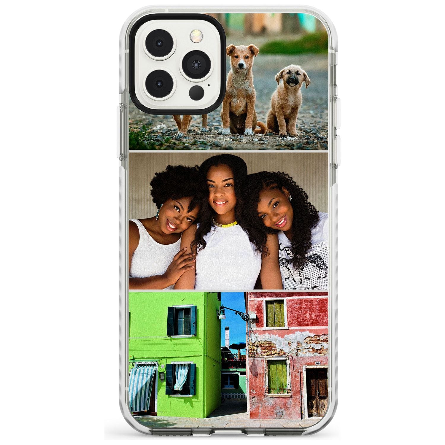 3 Photo Grid Slim TPU Phone Case for iPhone 11 Pro Max