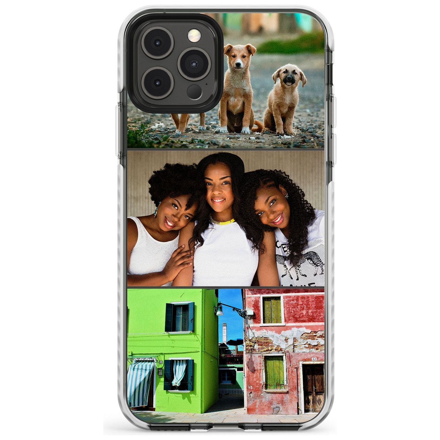 3 Photo Grid Slim TPU Phone Case for iPhone 11 Pro Max