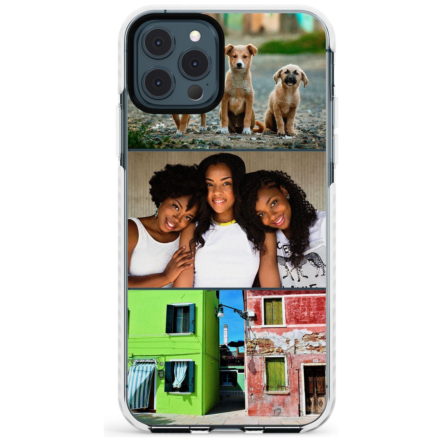 3 Photo Grid Slim TPU Phone Case for iPhone 11 Pro Max
