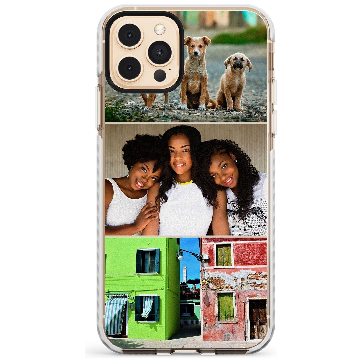 3 Photo Grid Slim TPU Phone Case for iPhone 11 Pro Max
