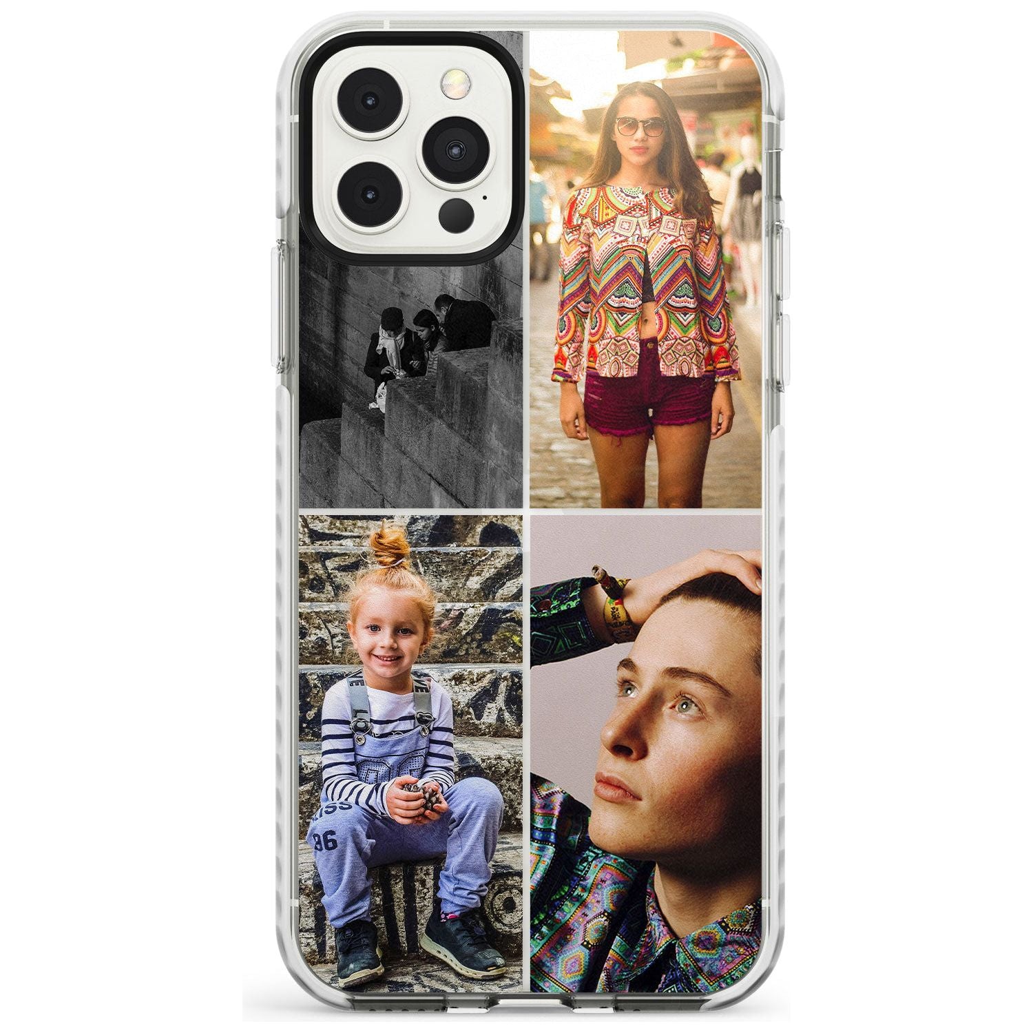 4 Photo Grid Slim TPU Phone Case for iPhone 11 Pro Max