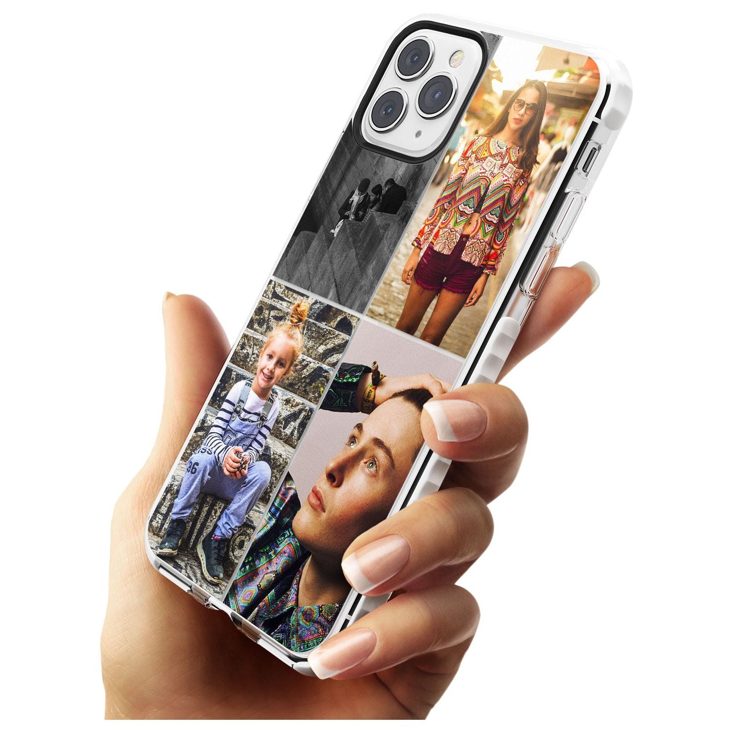 4 Photo Grid Slim TPU Phone Case for iPhone 11 Pro Max