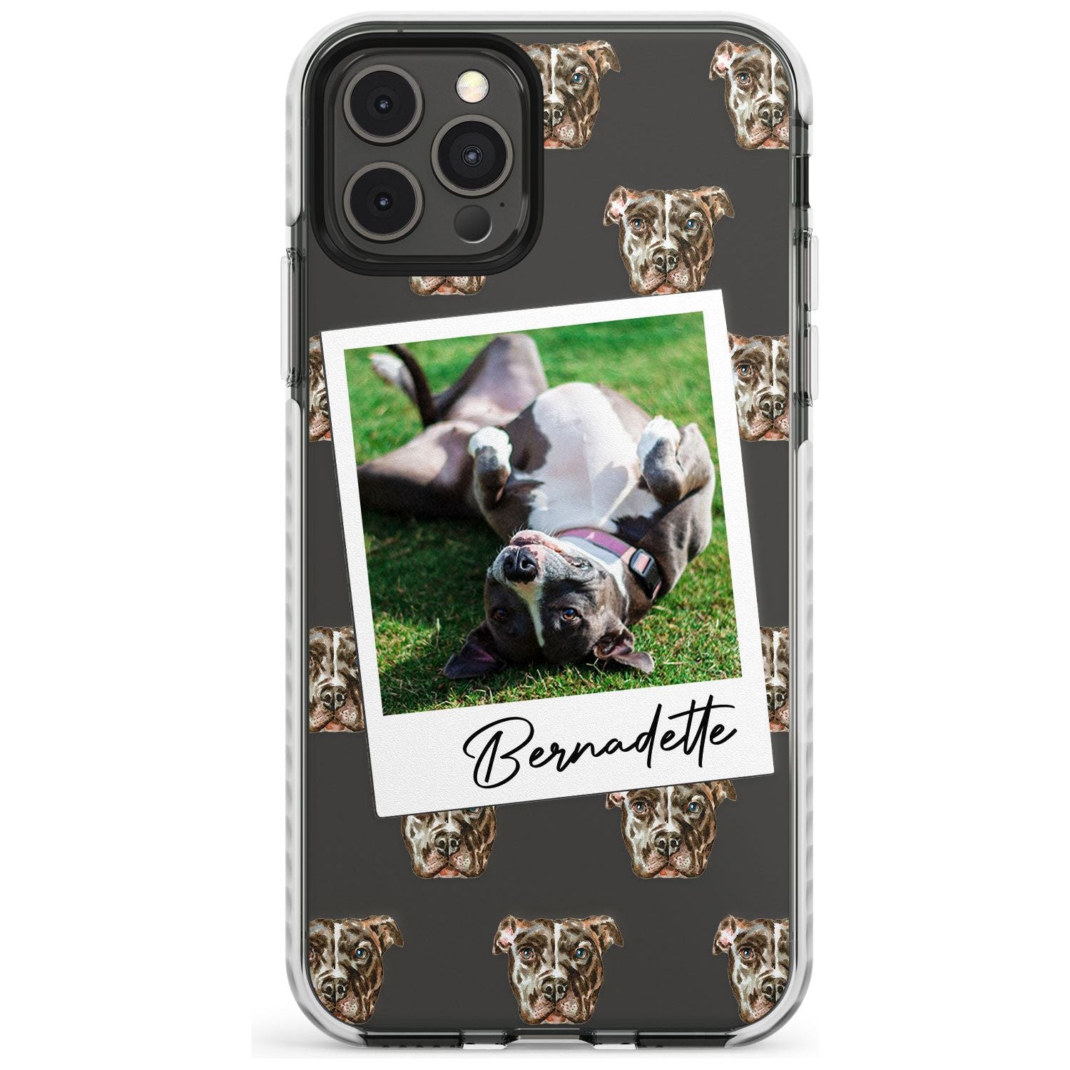 Staffordshire Bull Terrier - Custom Dog Photo Slim TPU Phone Case for iPhone 11 Pro Max