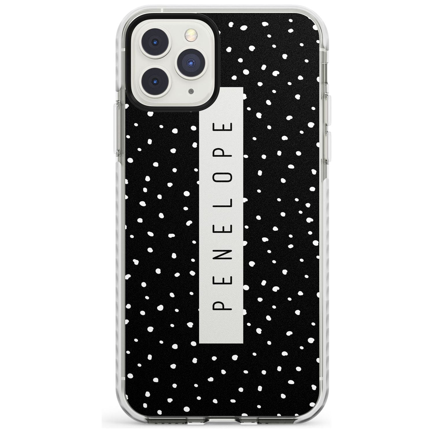 Custom Black Dots iPhone Case Impact Case Custom Phone Case - Case Warehouse