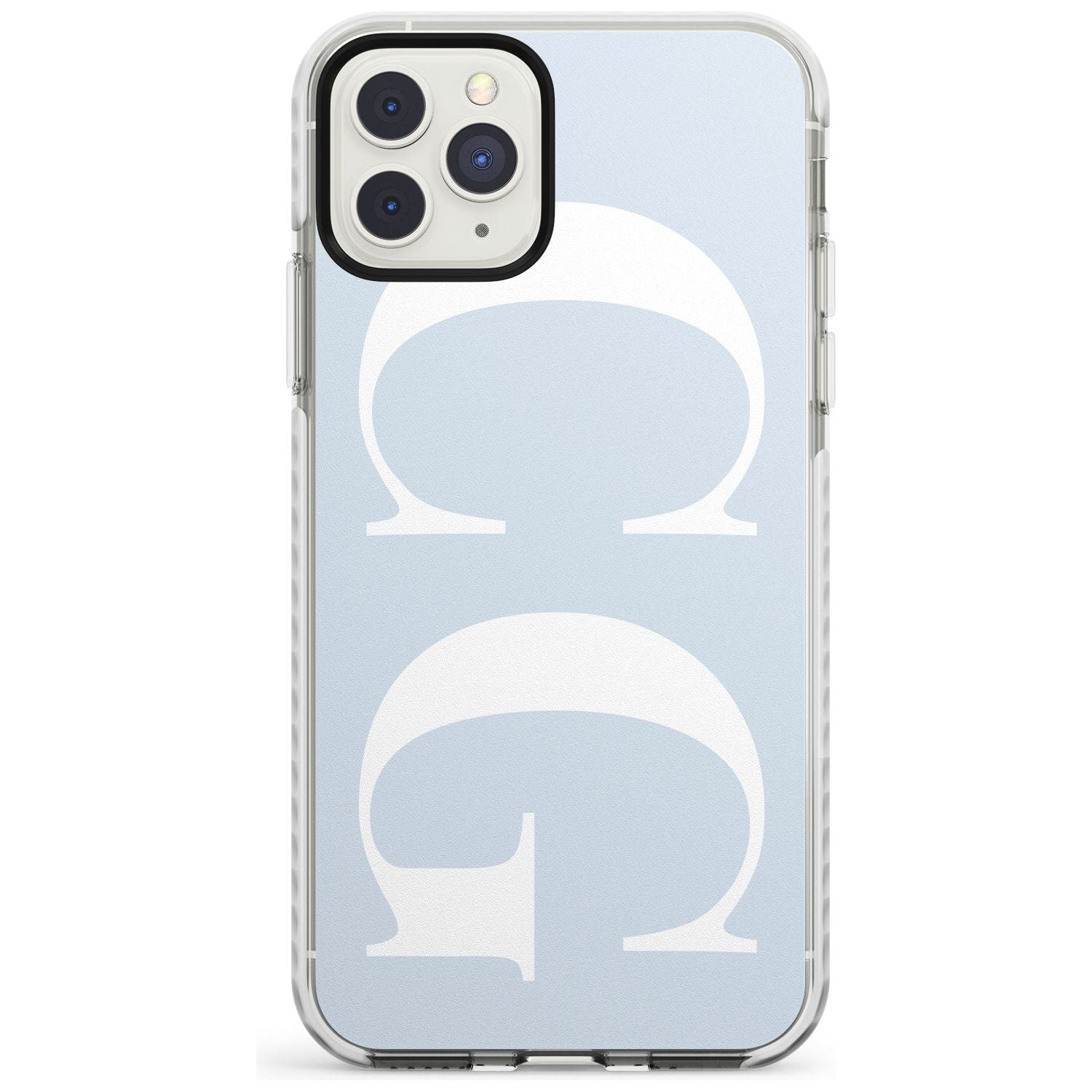 White & Blue Personalised iPhone Case Impact Case Custom Phone Case - Case Warehouse