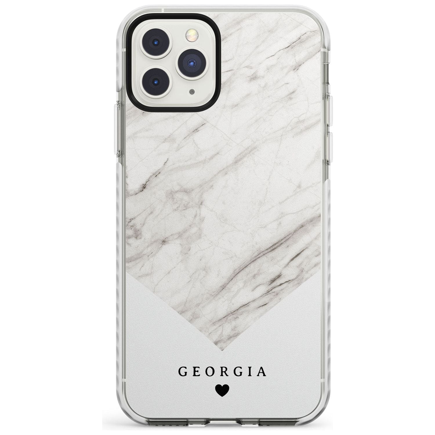 White Marble iPhone Case Impact Case Custom Phone Case - Case Warehouse