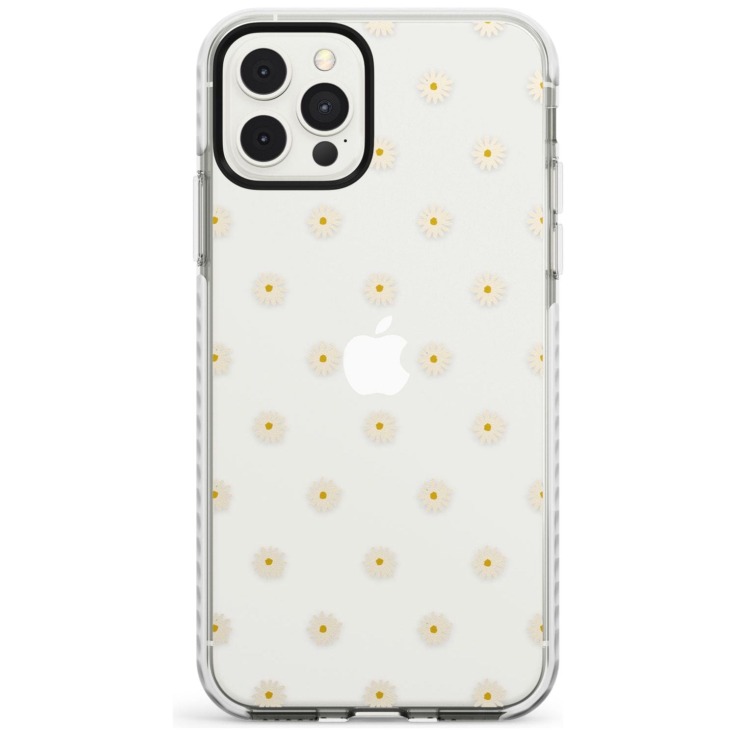 Daisy Pattern - Clear Cute Floral Design Slim TPU Phone Case for iPhone 11 Pro Max