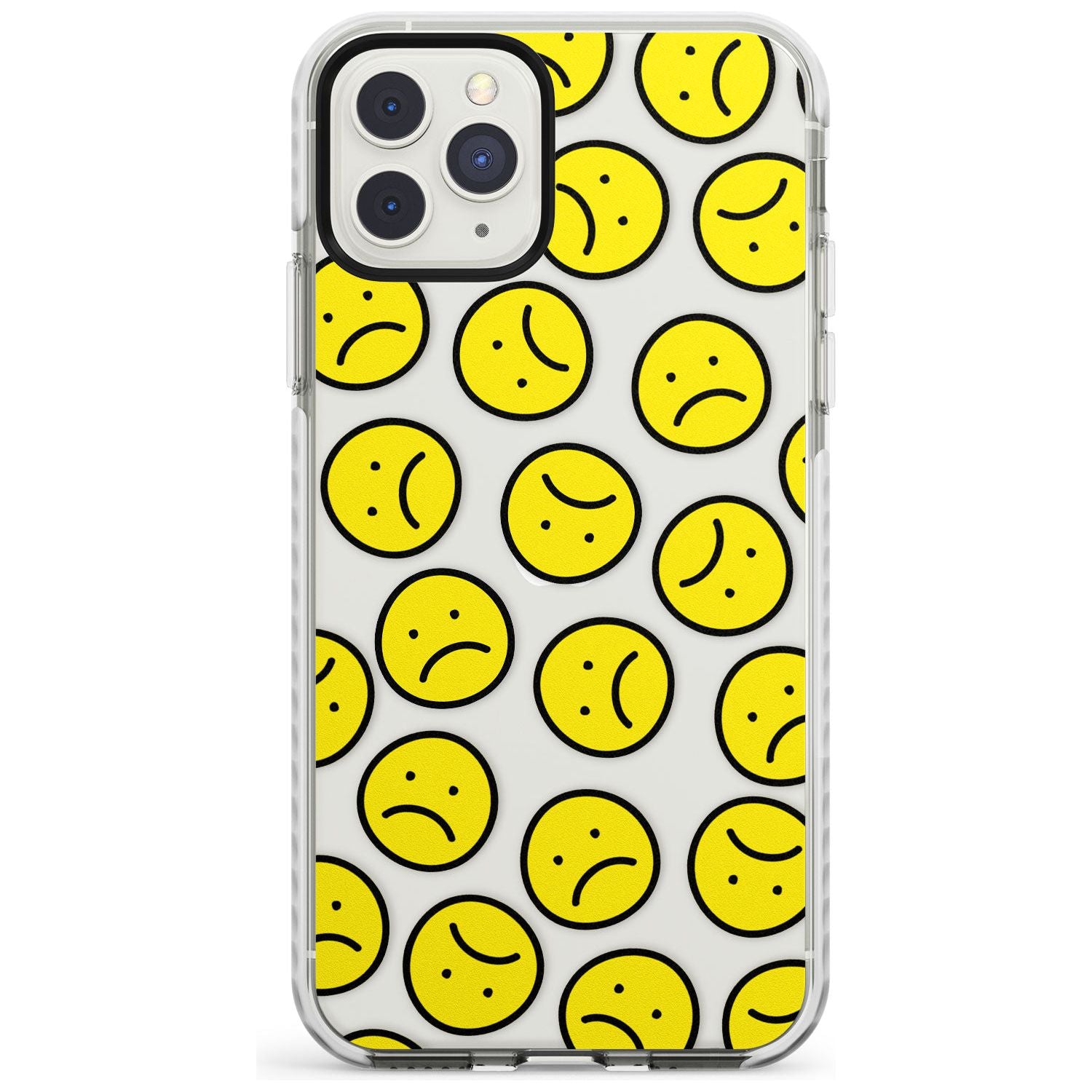 Sad Face Clear Pattern