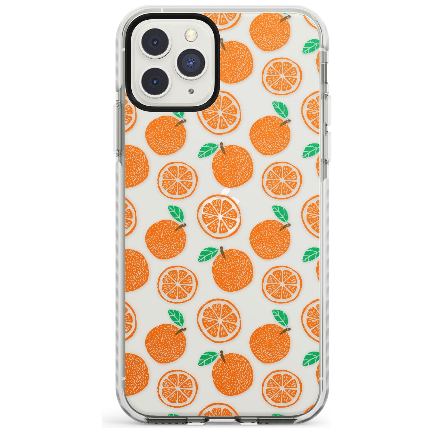 Orange Pattern iPhone Case Impact Case Phone Case - Case Warehouse