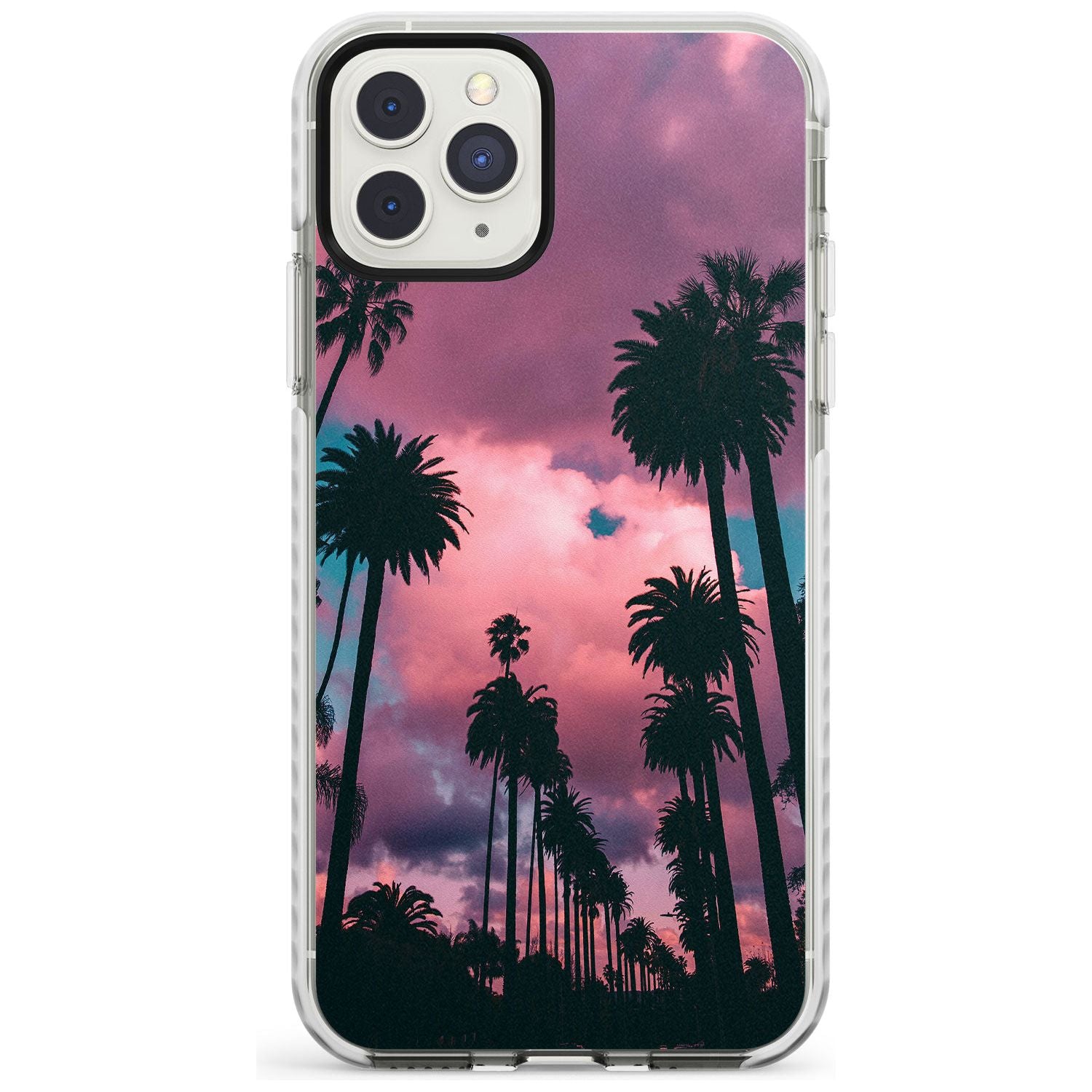 Palm Tree Sunset Photograph Impact Phone Case for iPhone 11 Pro Max