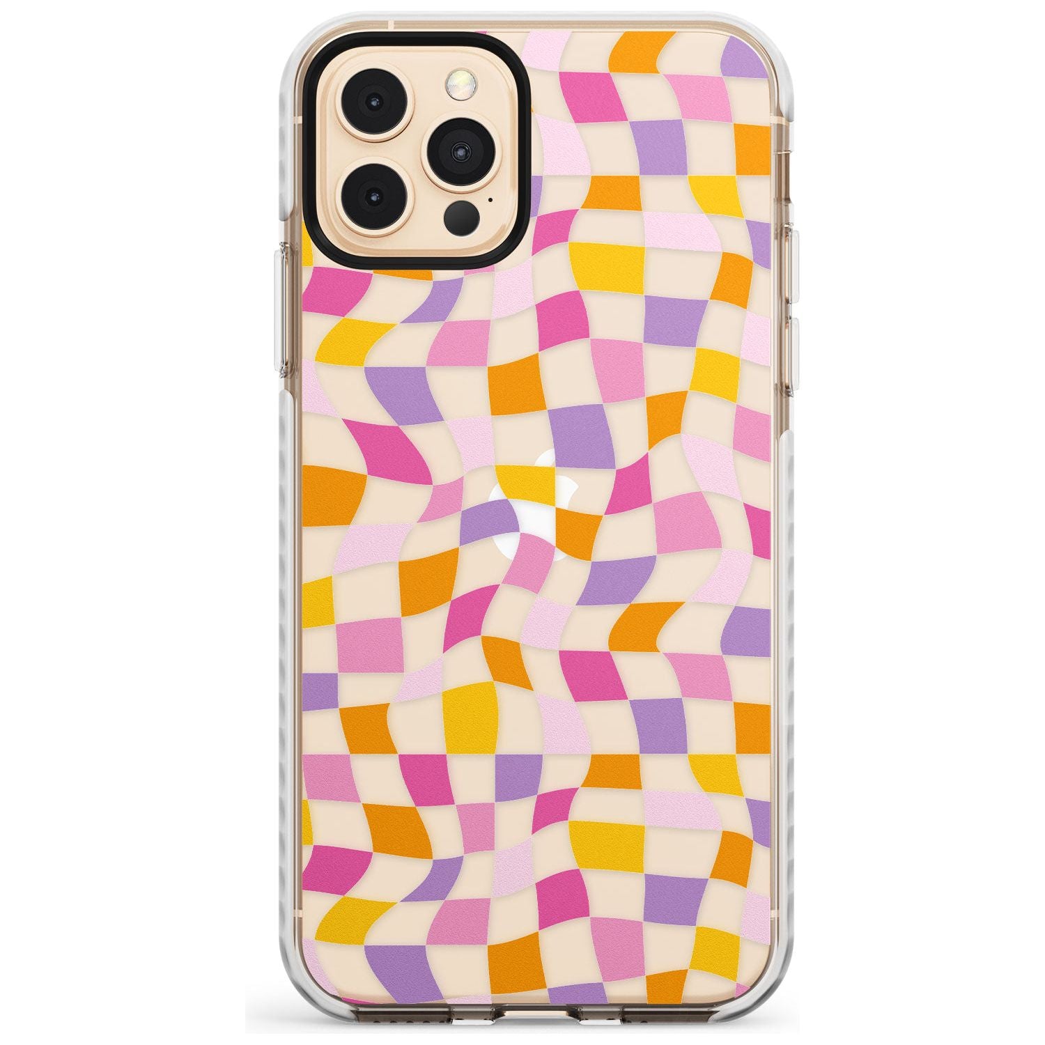 Wonky Squares Pattern Impact Phone Case for iPhone 11 Pro Max