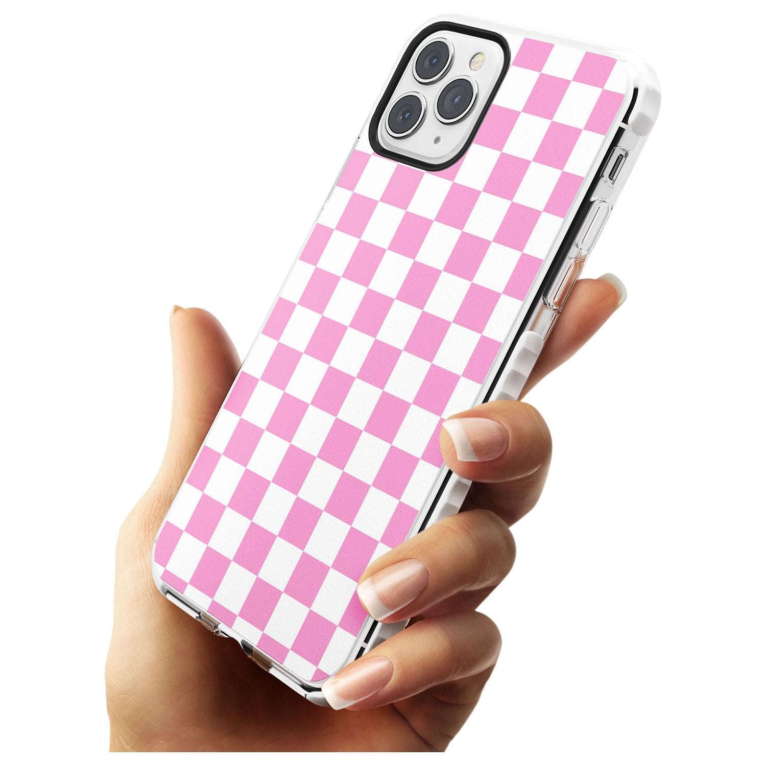 Pink Checkered iPhone Case Phone Case - Case Warehouse