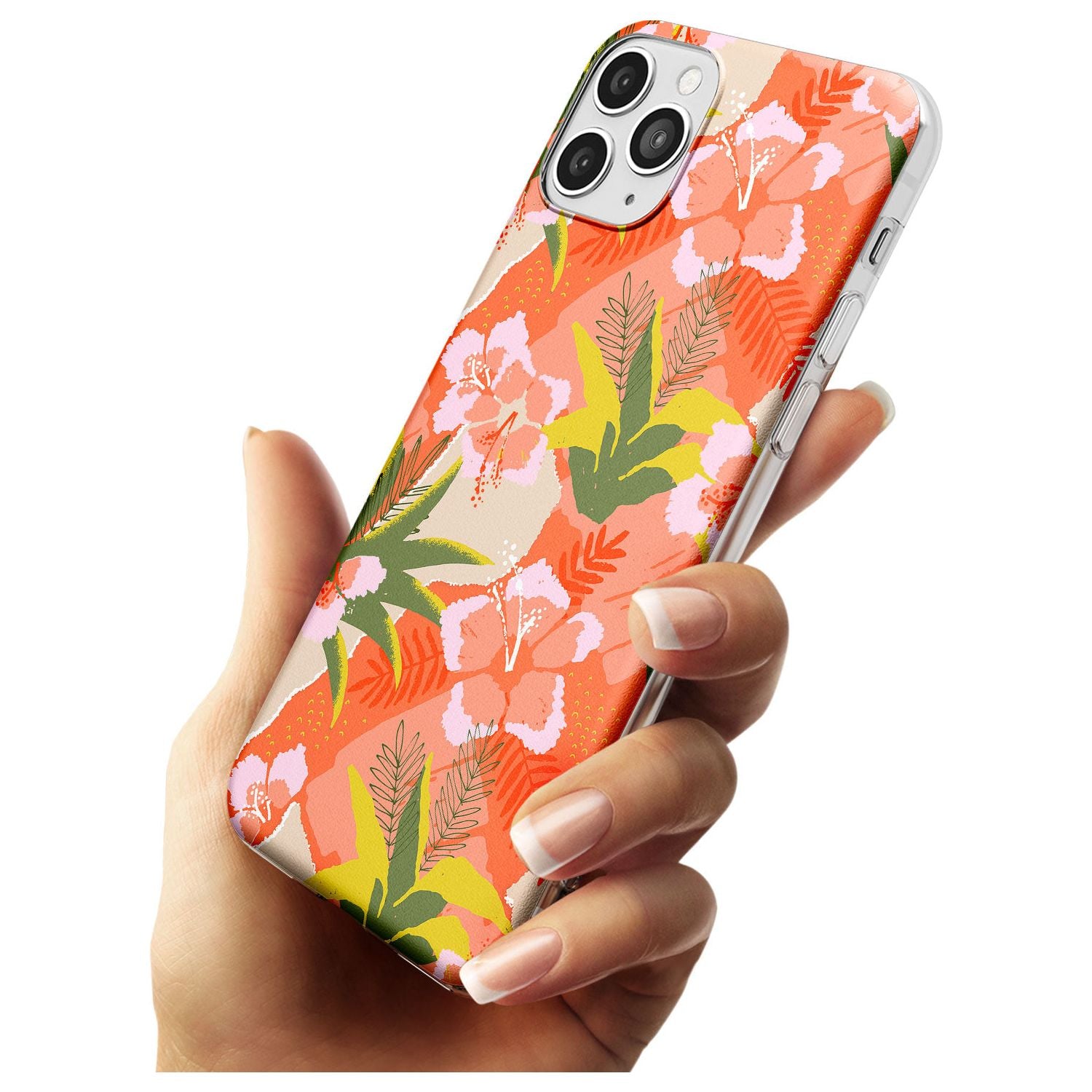 Hawaiian Flowers Abstract Pattern iPhone Case Phone Case - Case Warehouse