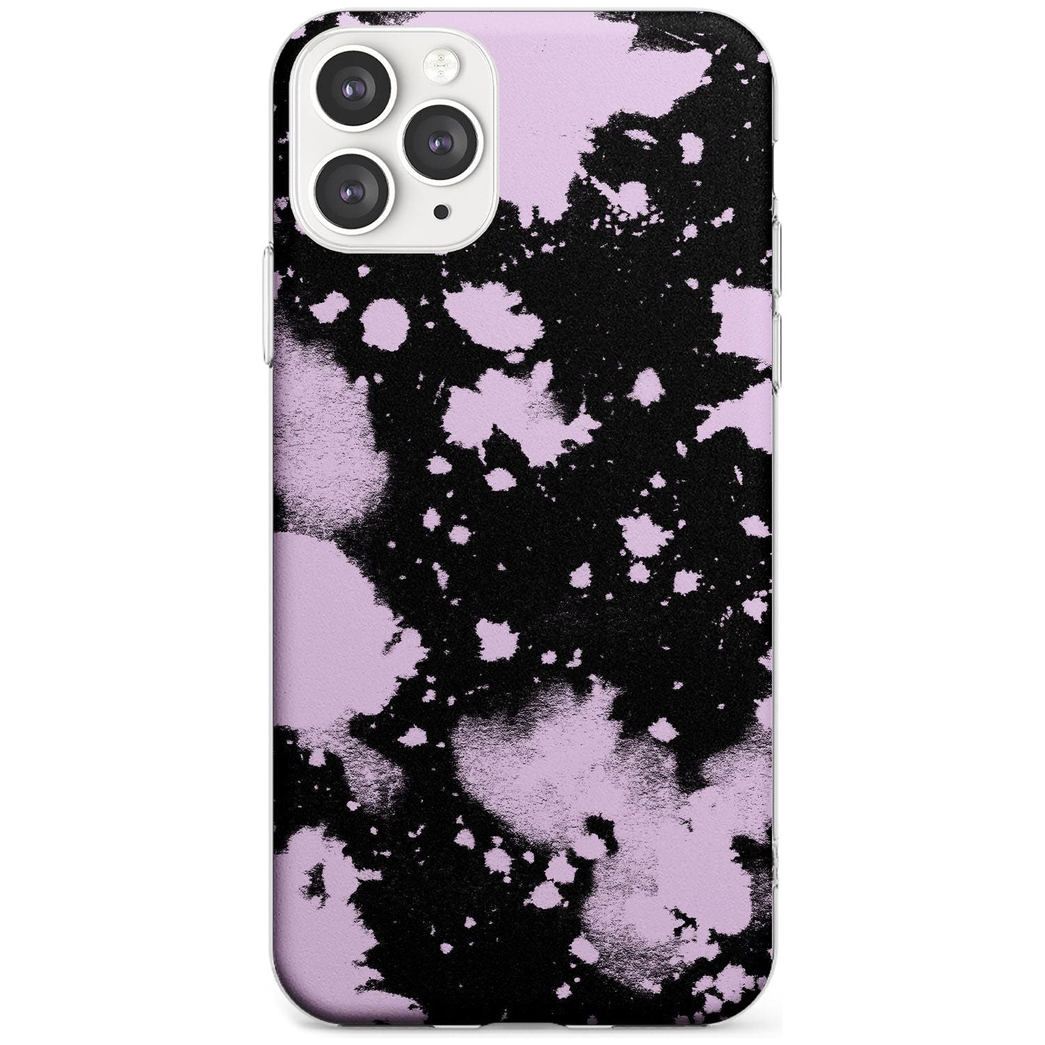Pink & Black Acid Wash Tie-Dye iPhone Case Slim Case Phone Case - Case Warehouse