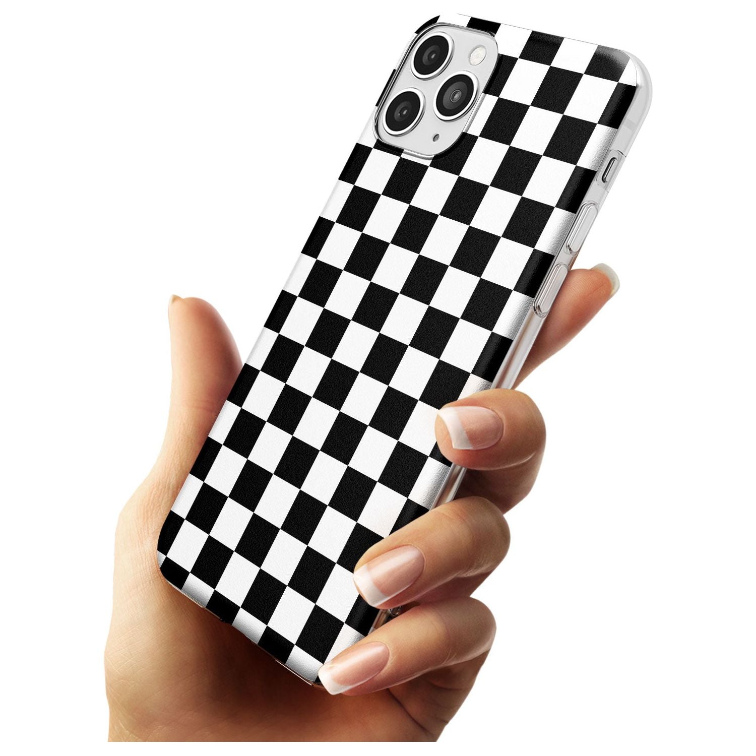 Black Checkered iPhone Case Phone Case - Case Warehouse
