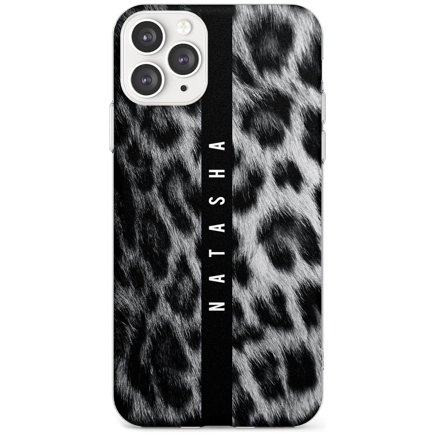 Snow Leopard Print iPhone Case Slim Case Custom Phone Case - Case Warehouse