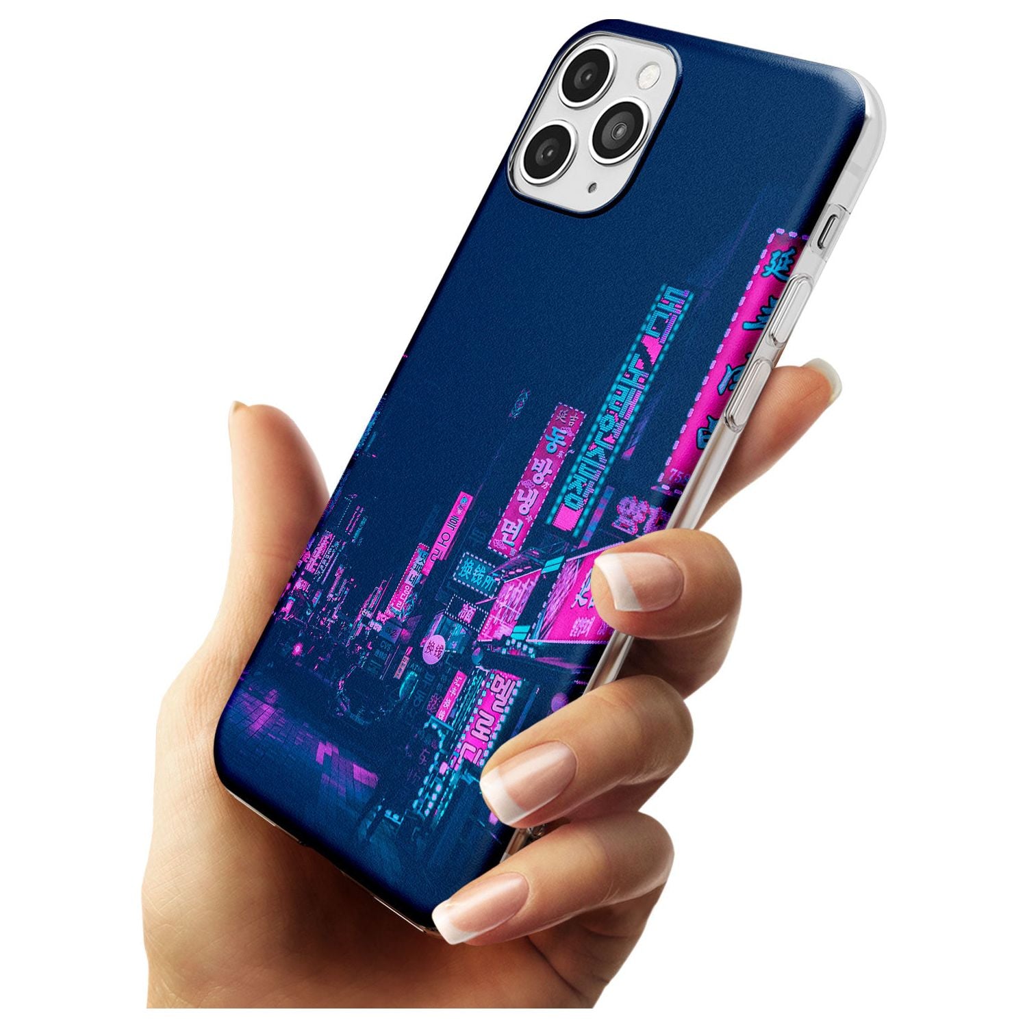 Pink & Turquoise - Neon Cities iPhone Case Phone Case - Case Warehouse