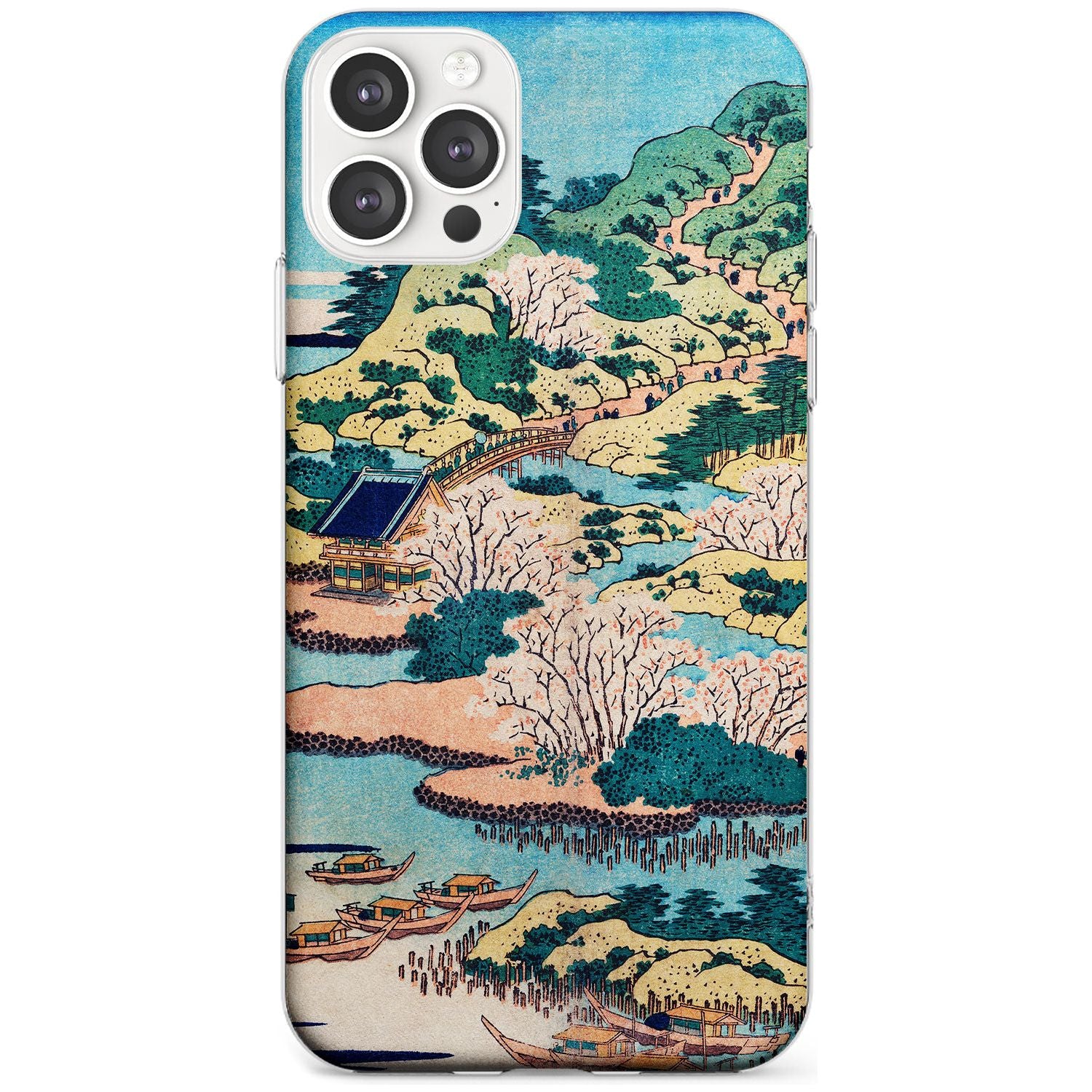 Coastal Community by Katsushika Hokusai Black Impact Phone Case for iPhone 11 Pro Max