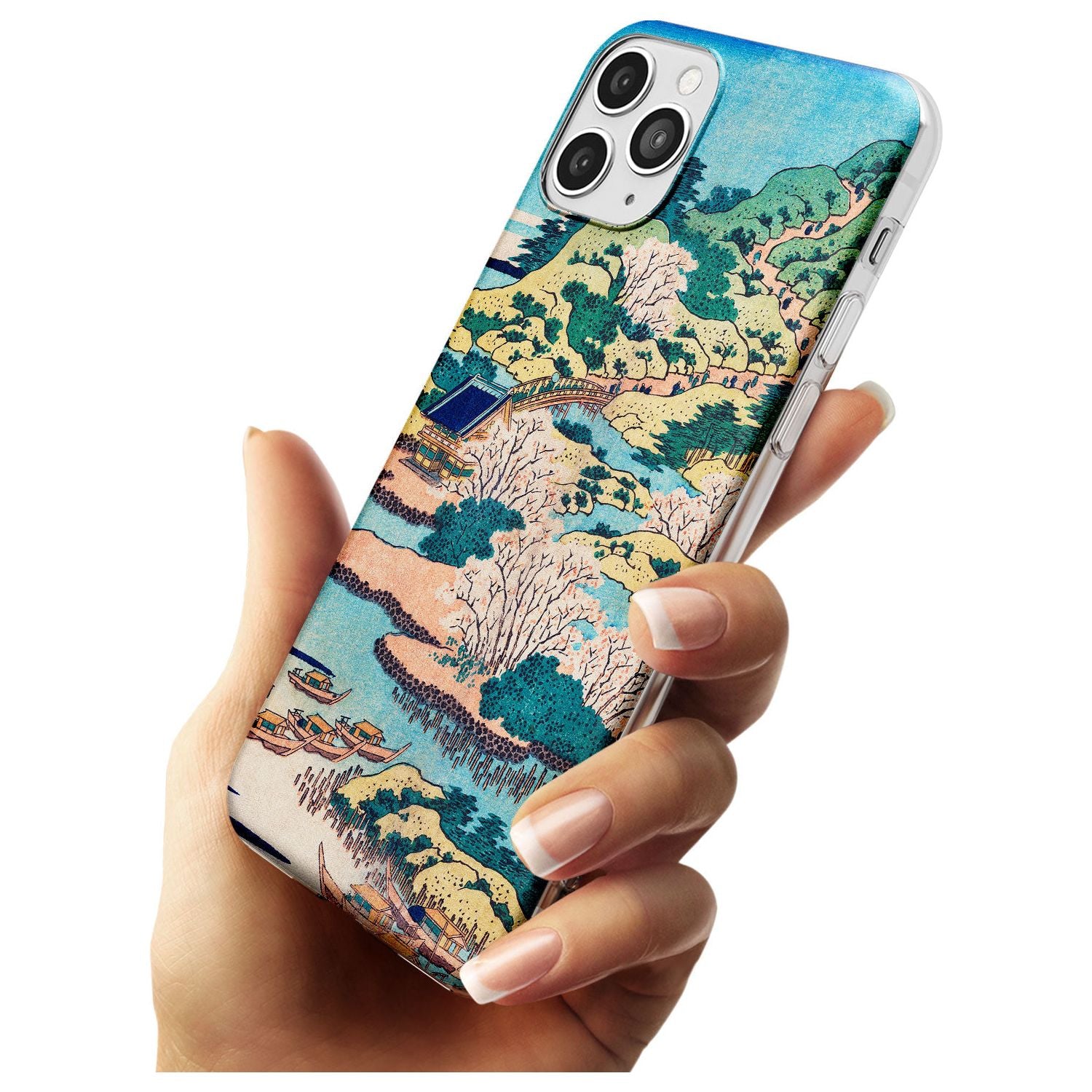 Coastal Community by Katsushika Hokusai Black Impact Phone Case for iPhone 11 Pro Max