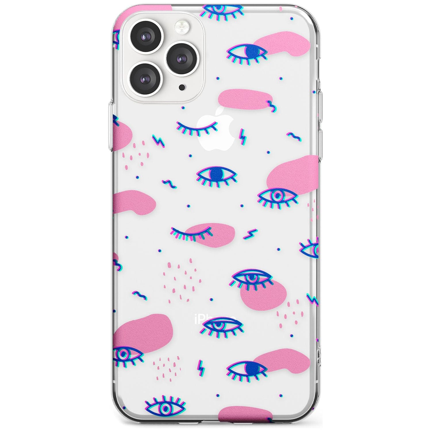 Pink Eye Blotches iPhone Case Slim Case Phone Case - Case Warehouse