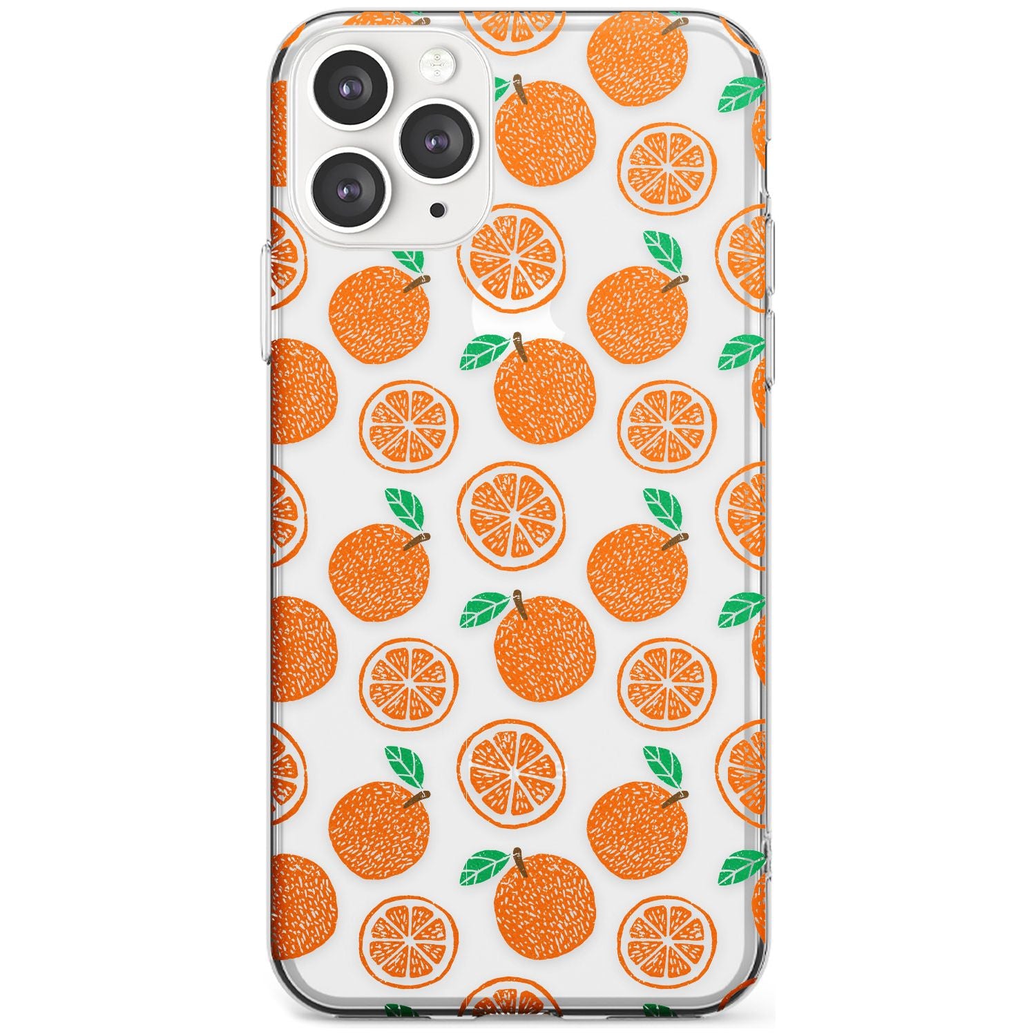 Orange Pattern iPhone Case Slim Case Phone Case - Case Warehouse