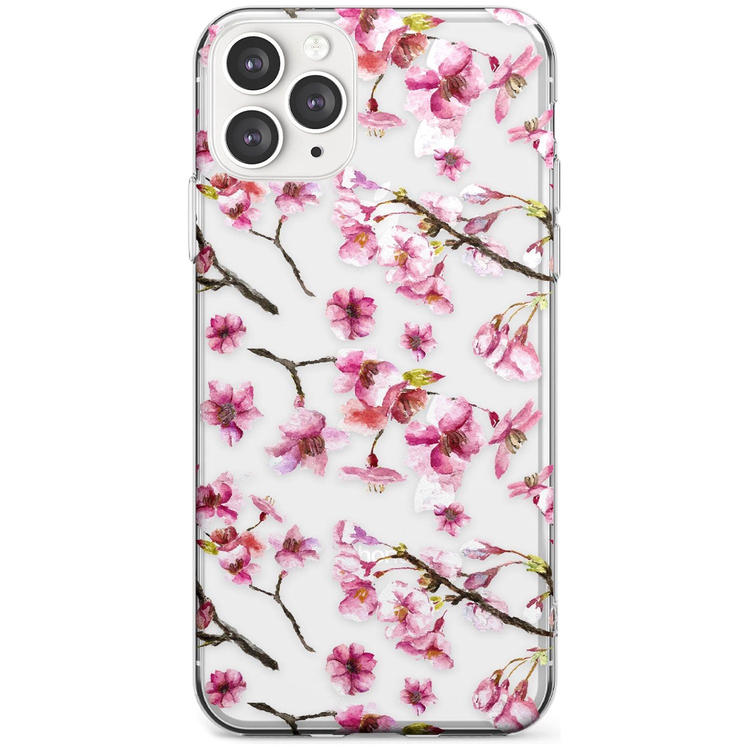 Sakura Watercolour iPhone Case Slim Case Phone Case - Case Warehouse