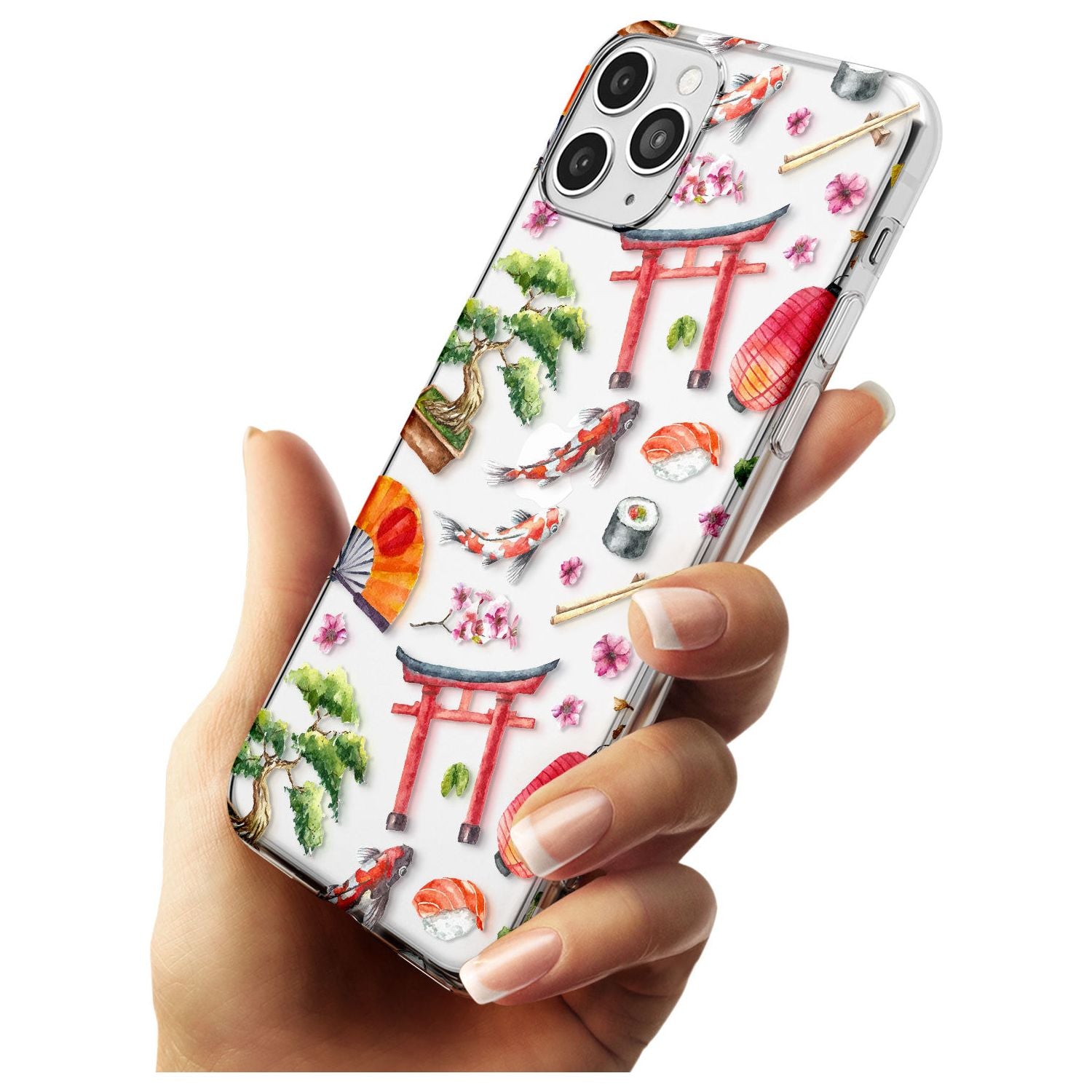 Mixed Japanese Watercolour Pattern iPhone Case Phone Case - Case Warehouse