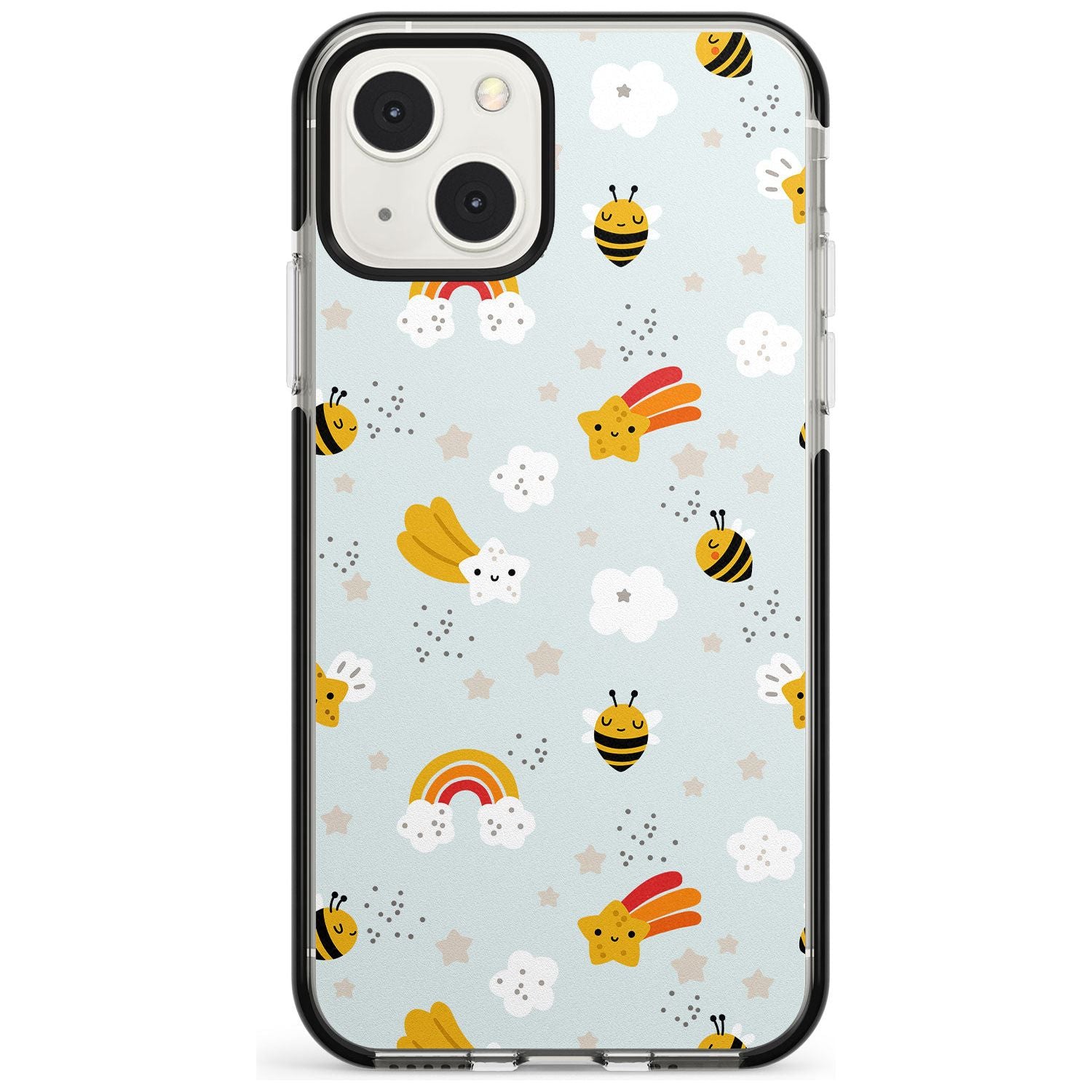 Sweet As Honey Patterns: Bees & Rainbows