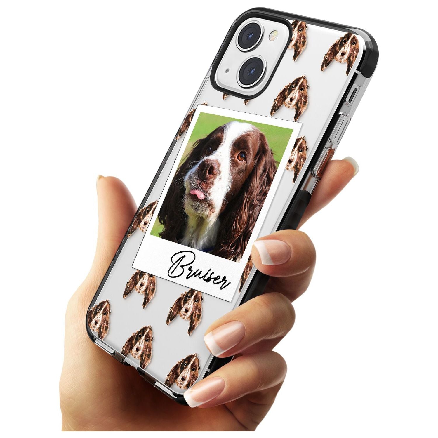 Personalised Springer Spaniel - Dog Photo Custom Phone Case iPhone 15 Pro Max / Black Impact Case,iPhone 15 Plus / Black Impact Case,iPhone 15 Pro / Black Impact Case,iPhone 15 / Black Impact Case,iPhone 15 Pro Max / Impact Case,iPhone 15 Plus / Impact Case,iPhone 15 Pro / Impact Case,iPhone 15 / Impact Case,iPhone 15 Pro Max / Magsafe Black Impact Case,iPhone 15 Plus / Magsafe Black Impact Case,iPhone 15 Pro / Magsafe Black Impact Case,iPhone 15 / Magsafe Black Impact Case,iPhone 14 Pro Max / Black Impact