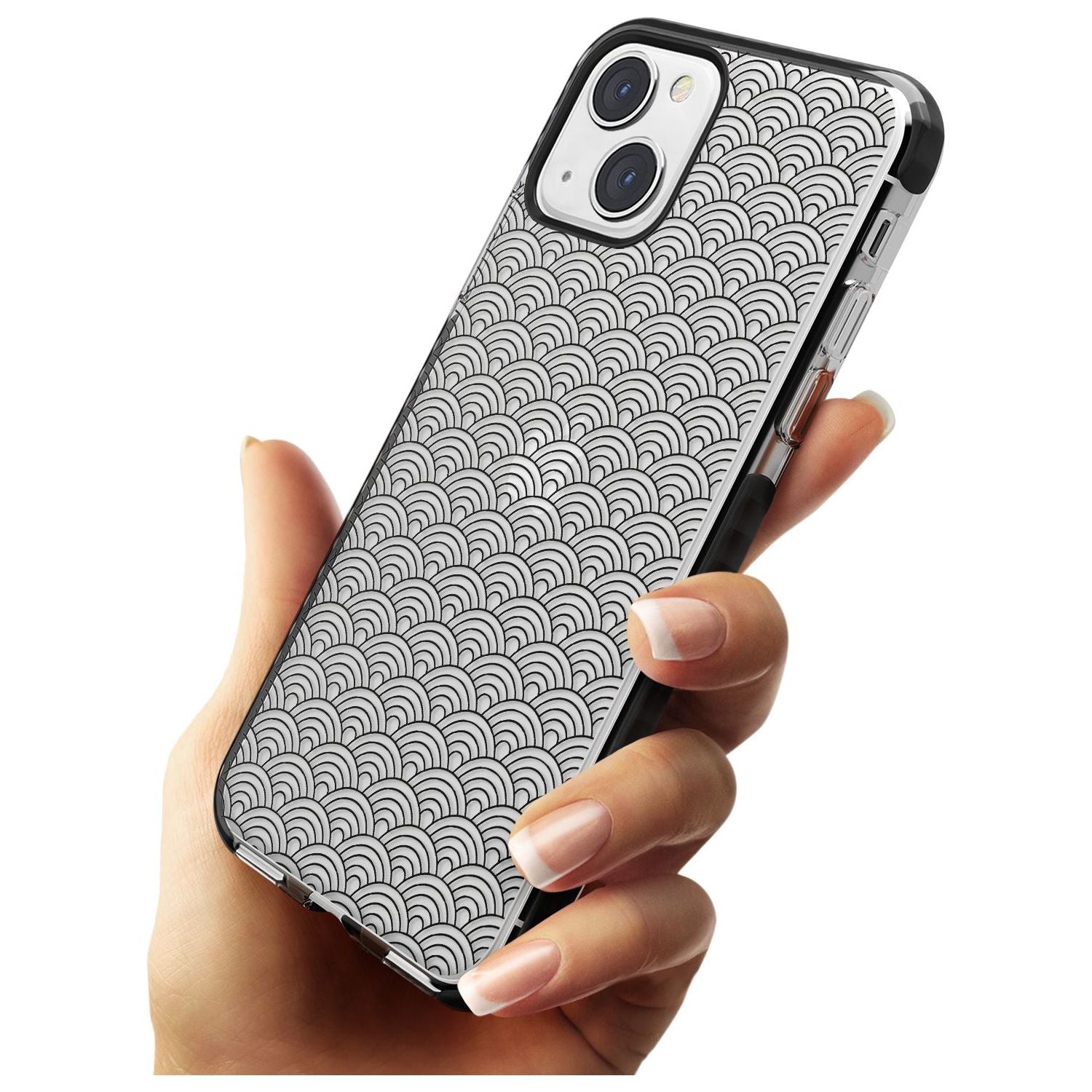Abstract Lines: Scalloped Pattern Phone Case iPhone 15 Pro Max / Black Impact Case,iPhone 15 Plus / Black Impact Case,iPhone 15 Pro / Black Impact Case,iPhone 15 / Black Impact Case,iPhone 15 Pro Max / Impact Case,iPhone 15 Plus / Impact Case,iPhone 15 Pro / Impact Case,iPhone 15 / Impact Case,iPhone 15 Pro Max / Magsafe Black Impact Case,iPhone 15 Plus / Magsafe Black Impact Case,iPhone 15 Pro / Magsafe Black Impact Case,iPhone 15 / Magsafe Black Impact Case,iPhone 14 Pro Max / Black Impact Case,iPhone 14