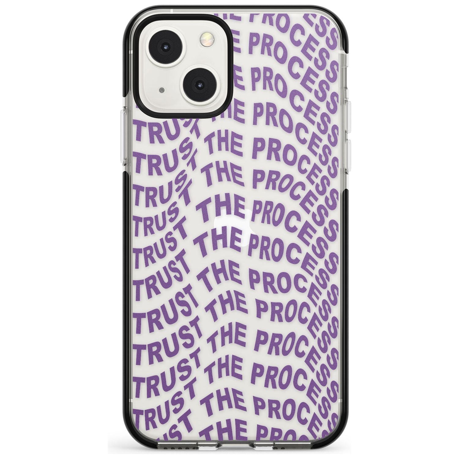 Trust The Process Black Impact Phone Case for iPhone 13 & 13 Mini