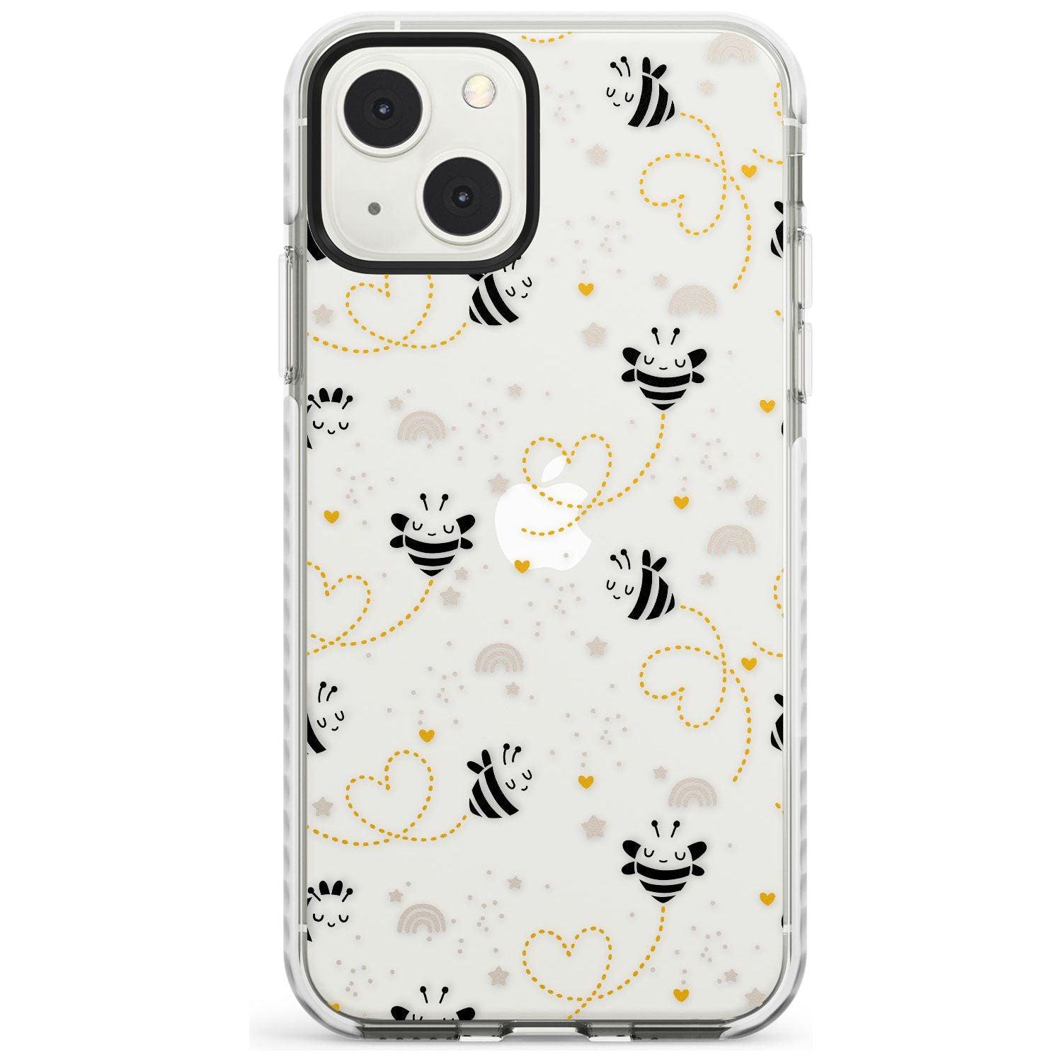 Bee Hearts Pattern