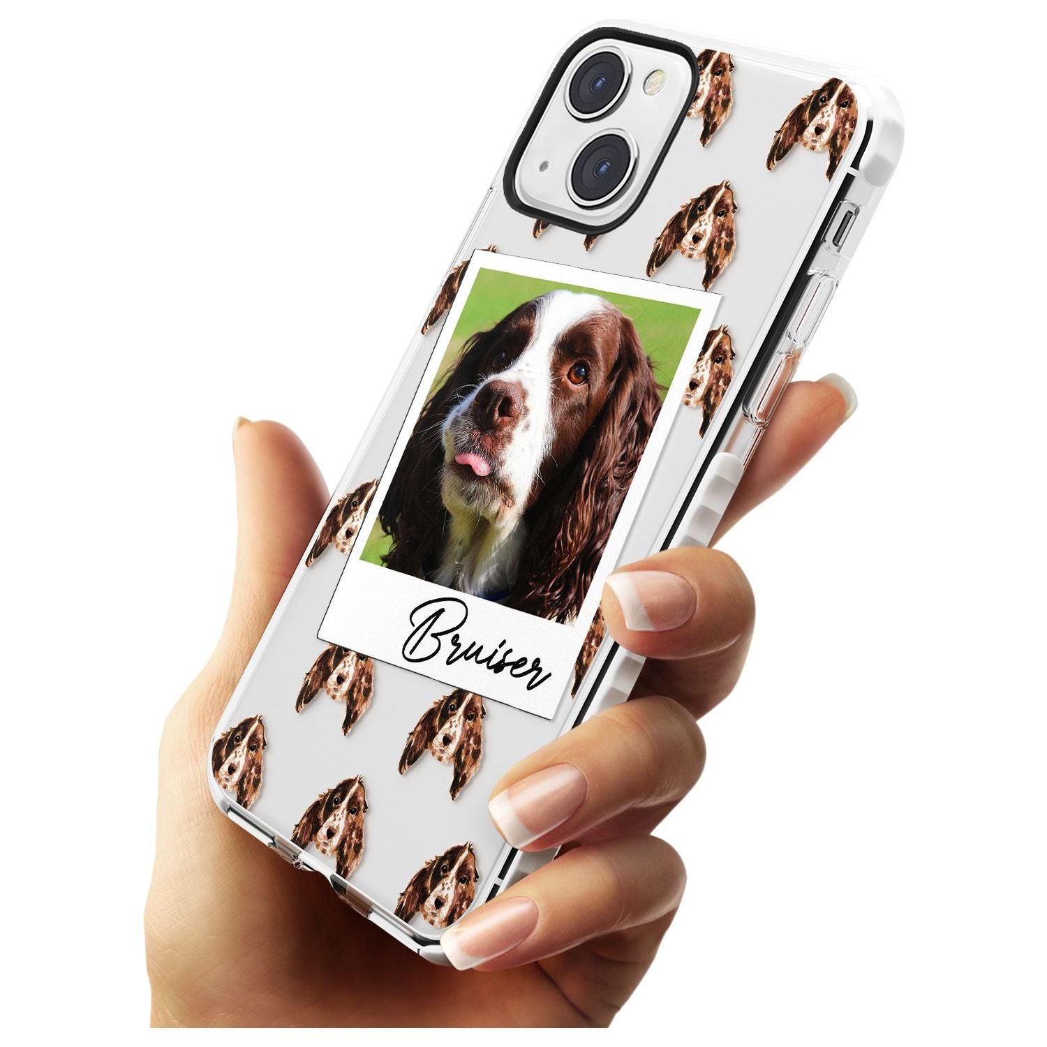 Personalised Springer Spaniel - Dog Photo Custom Phone Case iPhone 15 Pro Max / Black Impact Case,iPhone 15 Plus / Black Impact Case,iPhone 15 Pro / Black Impact Case,iPhone 15 / Black Impact Case,iPhone 15 Pro Max / Impact Case,iPhone 15 Plus / Impact Case,iPhone 15 Pro / Impact Case,iPhone 15 / Impact Case,iPhone 15 Pro Max / Magsafe Black Impact Case,iPhone 15 Plus / Magsafe Black Impact Case,iPhone 15 Pro / Magsafe Black Impact Case,iPhone 15 / Magsafe Black Impact Case,iPhone 14 Pro Max / Black Impact