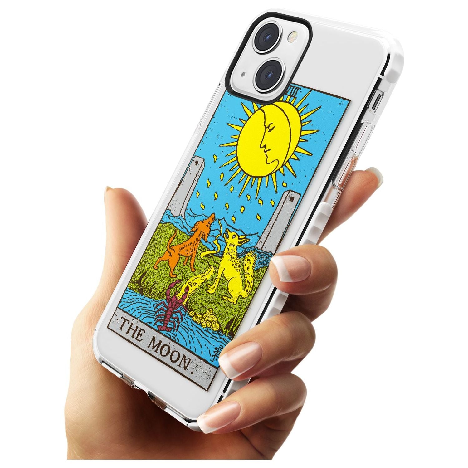 Personalised The Moon Tarot Card - Colour Custom Phone Case iPhone 15 Pro Max / Black Impact Case,iPhone 15 Plus / Black Impact Case,iPhone 15 Pro / Black Impact Case,iPhone 15 / Black Impact Case,iPhone 15 Pro Max / Impact Case,iPhone 15 Plus / Impact Case,iPhone 15 Pro / Impact Case,iPhone 15 / Impact Case,iPhone 15 Pro Max / Magsafe Black Impact Case,iPhone 15 Plus / Magsafe Black Impact Case,iPhone 15 Pro / Magsafe Black Impact Case,iPhone 15 / Magsafe Black Impact Case,iPhone 14 Pro Max / Black Impact