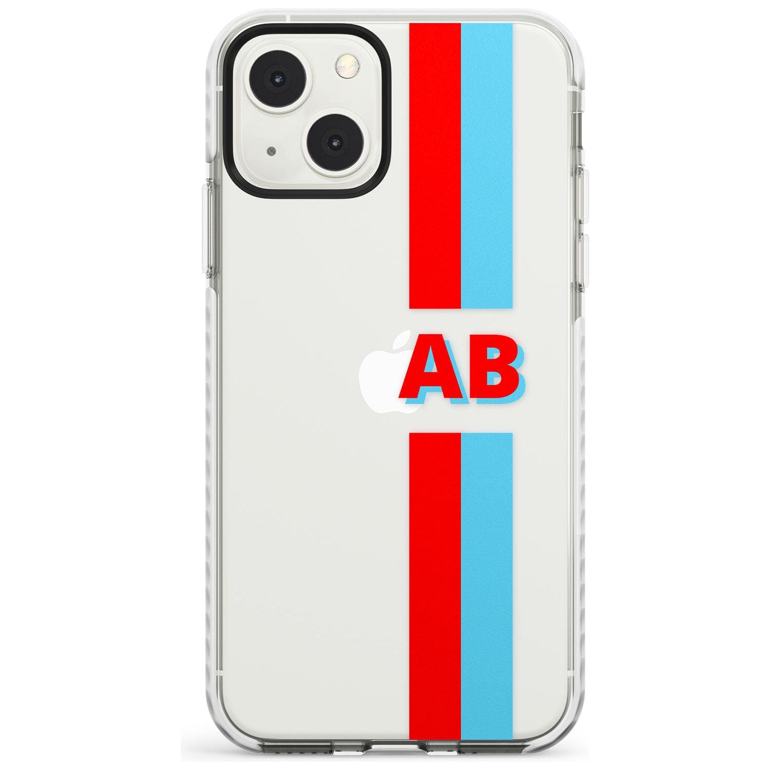 Personalised Clear Text 6B Custom Phone Case iPhone 13 Mini / Impact Case Blanc Space