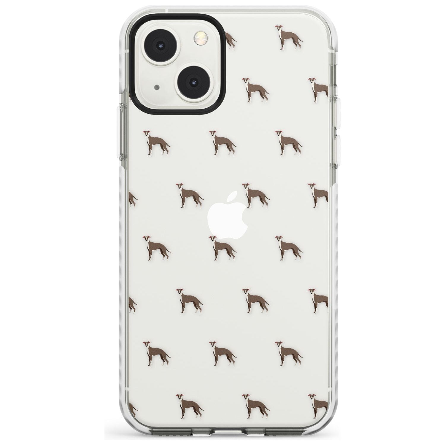 Whippet Dog Pattern Clear