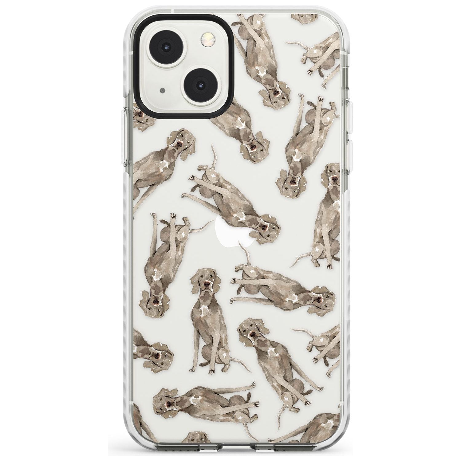 Weimaraner Watercolor Dog