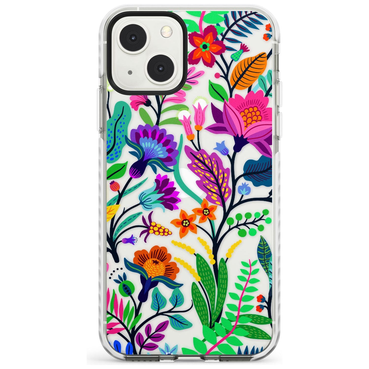Floral Vibe Impact Phone Case for iPhone 13 & 13 Mini