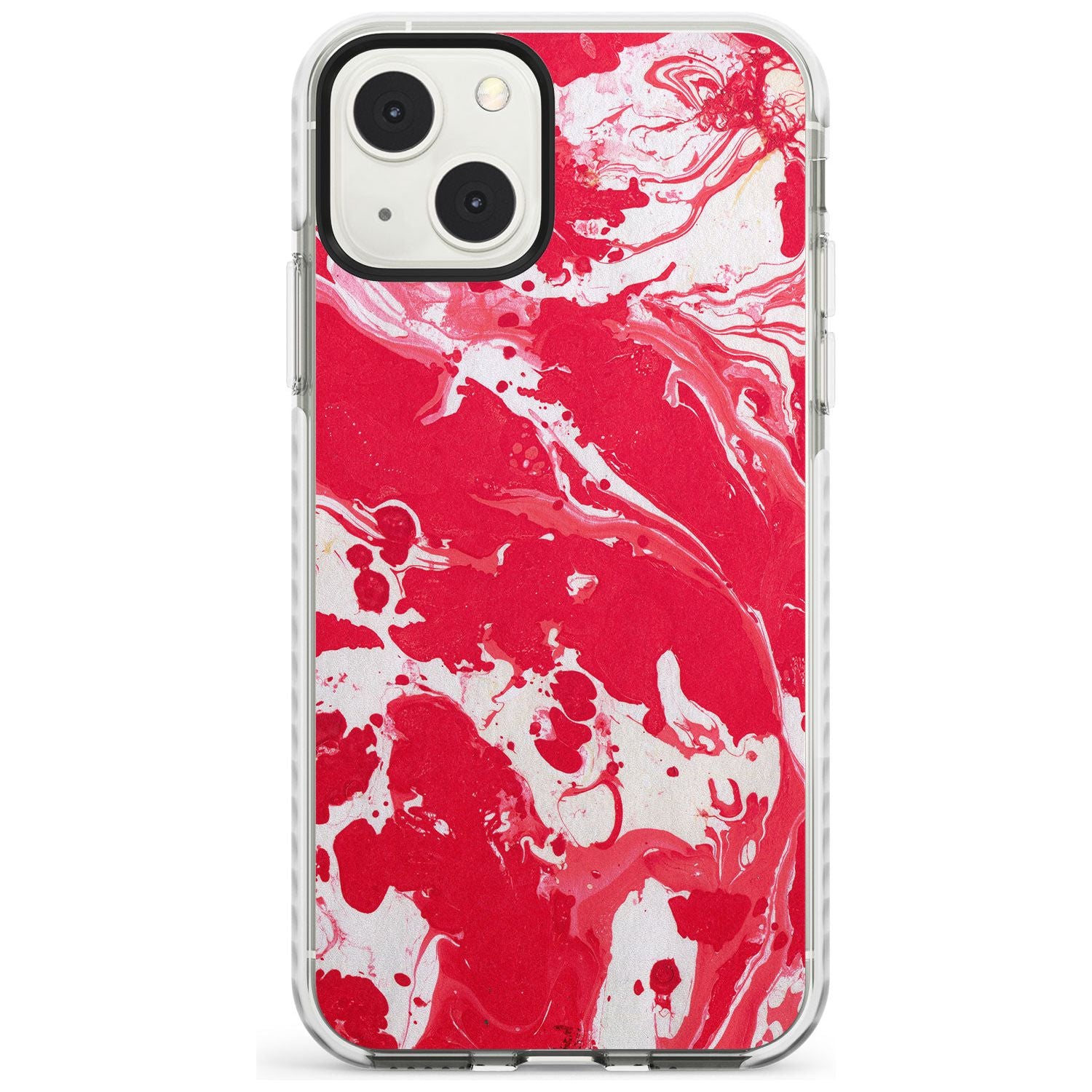 Red & White Marbled