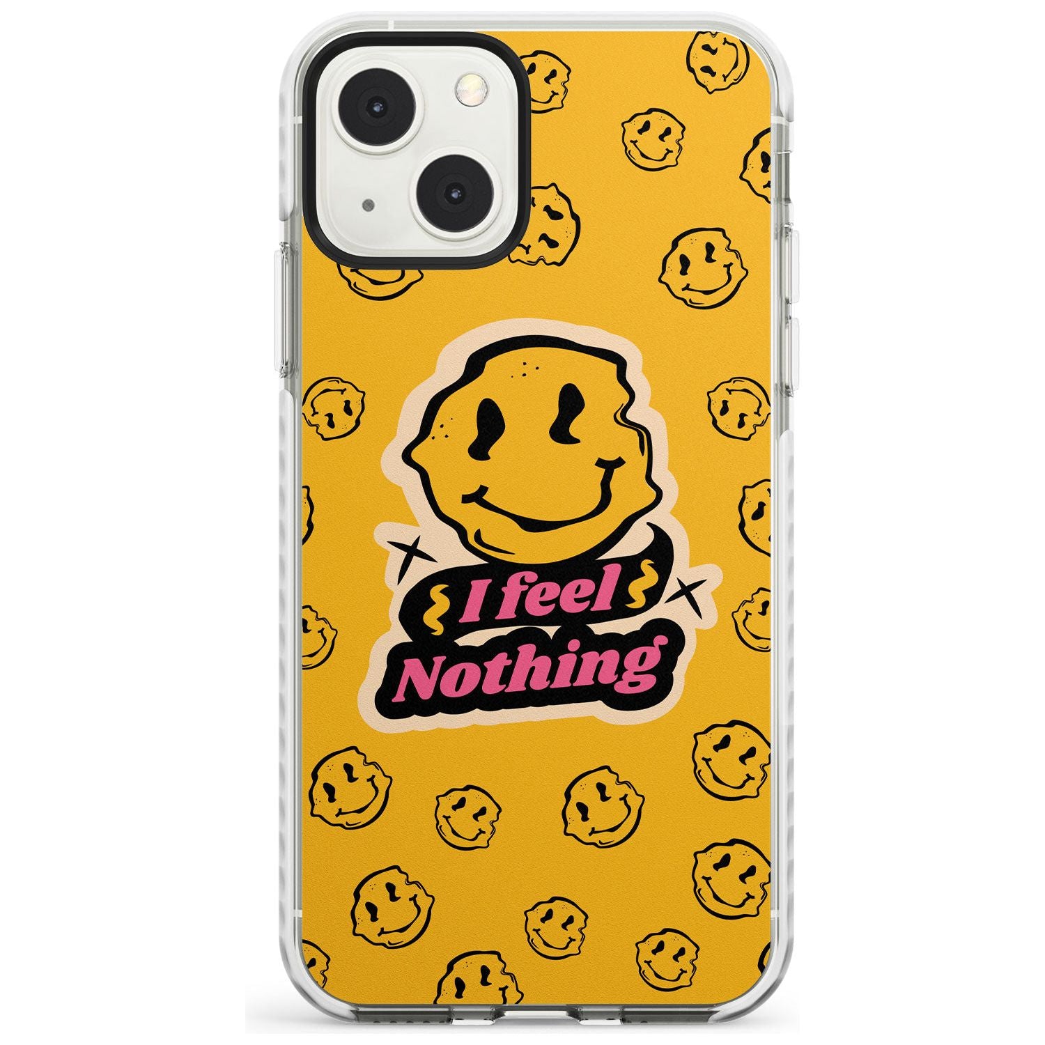 I feel nothing Phone Case iPhone 13 Mini / Impact Case Blanc Space