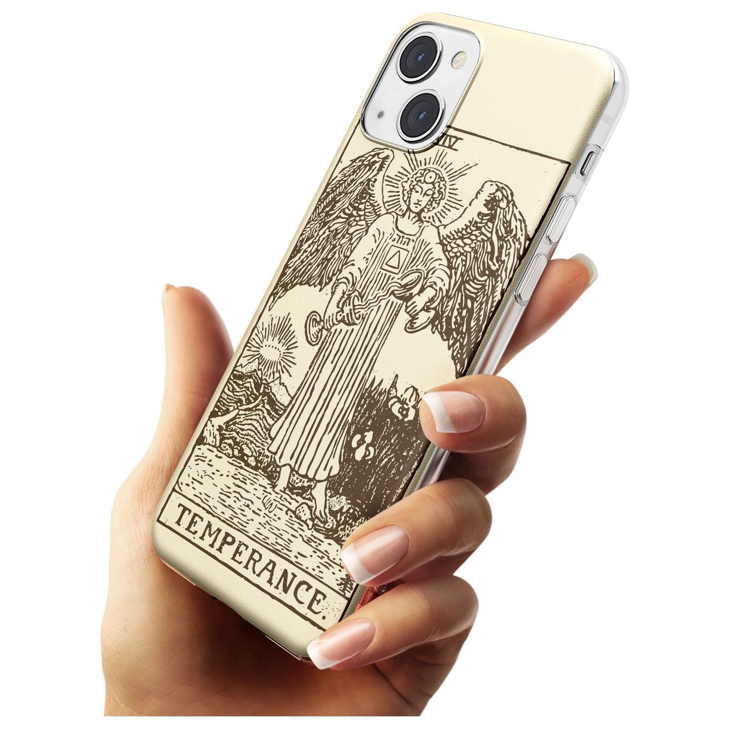 Personalised Temperance Tarot Card - Solid Cream Custom Phone Case iPhone 15 Pro Max / Black Impact Case,iPhone 15 Plus / Black Impact Case,iPhone 15 Pro / Black Impact Case,iPhone 15 / Black Impact Case,iPhone 15 Pro Max / Impact Case,iPhone 15 Plus / Impact Case,iPhone 15 Pro / Impact Case,iPhone 15 / Impact Case,iPhone 15 Pro Max / Magsafe Black Impact Case,iPhone 15 Plus / Magsafe Black Impact Case,iPhone 15 Pro / Magsafe Black Impact Case,iPhone 15 / Magsafe Black Impact Case,iPhone 14 Pro Max / Black
