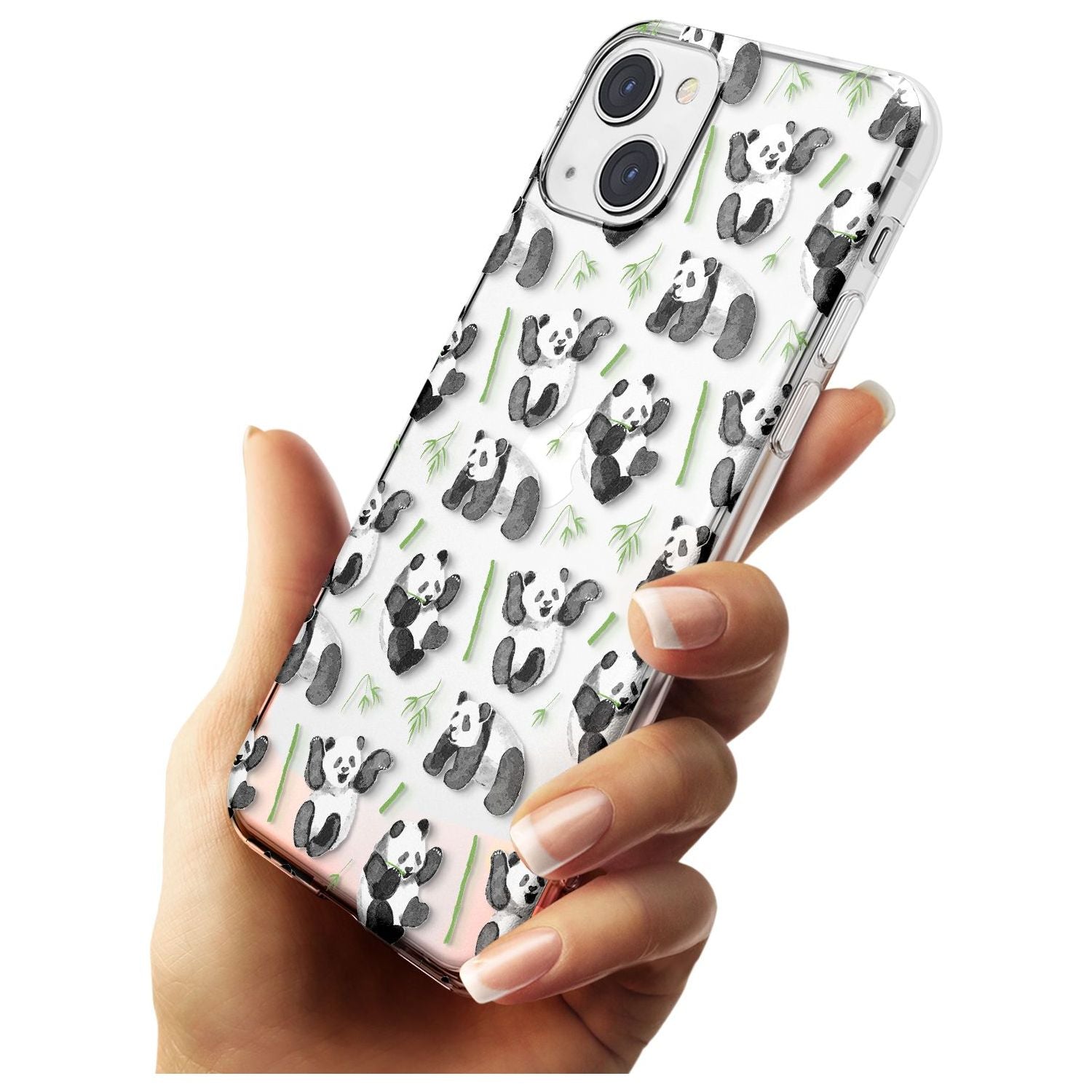 Watercolour Panda Pattern