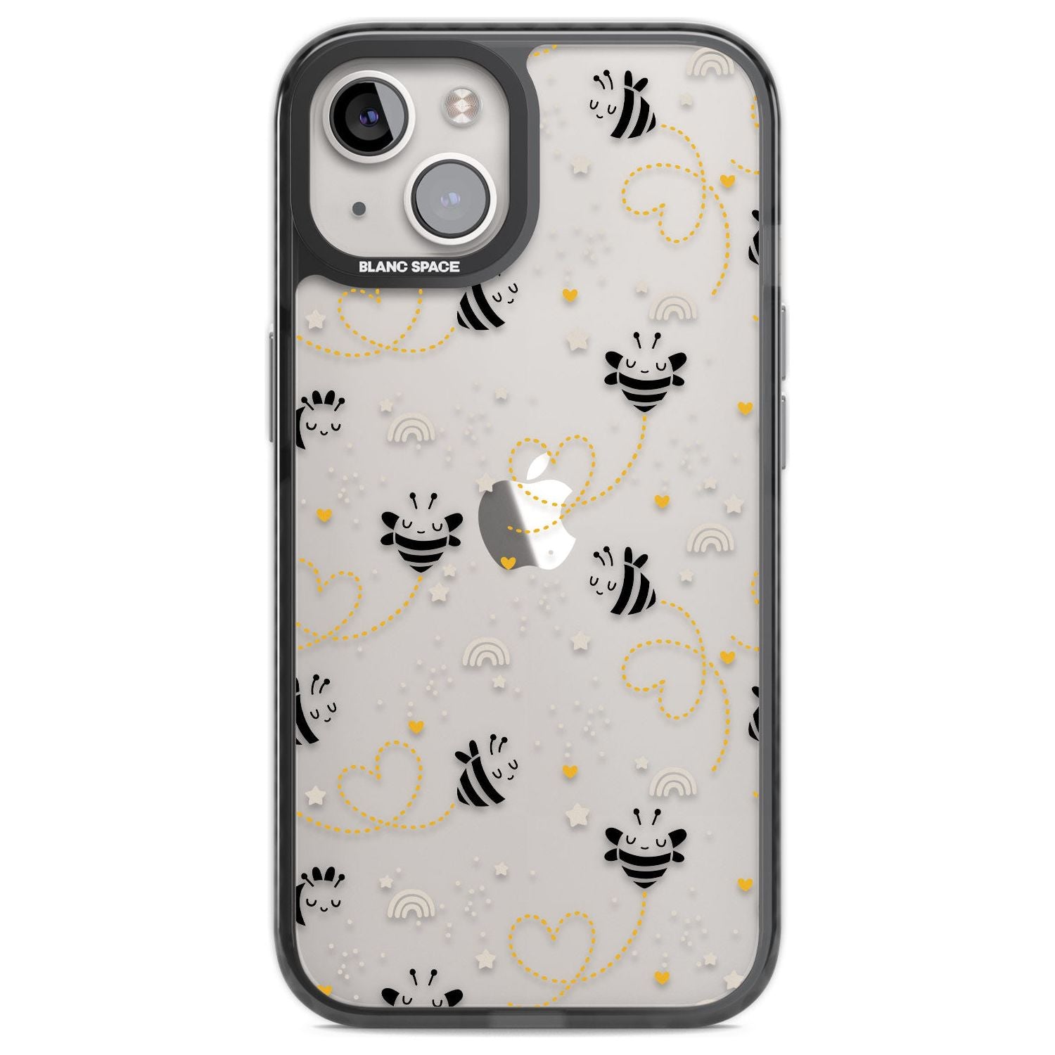 Bee Hearts Pattern