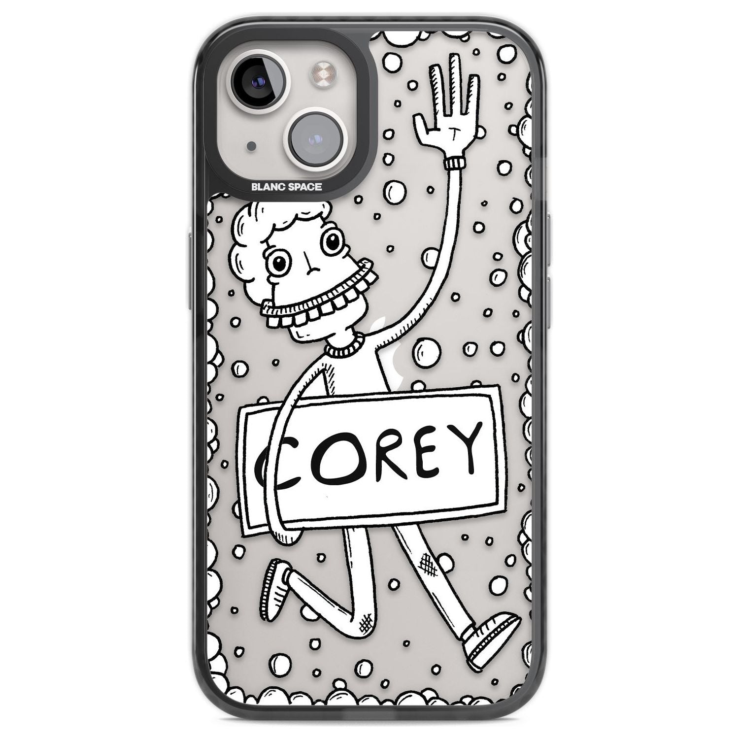 Personalised Banner Boy Custom Phone Case iPhone 13 / Black Impact Case,iPhone 12 Pro / Black Impact Case,iPhone 12 / Black Impact Case,iPhone 14 / Black Impact Case,iPhone 15 Plus / Black Impact Case,iPhone 15 / Black Impact Case Blanc Space