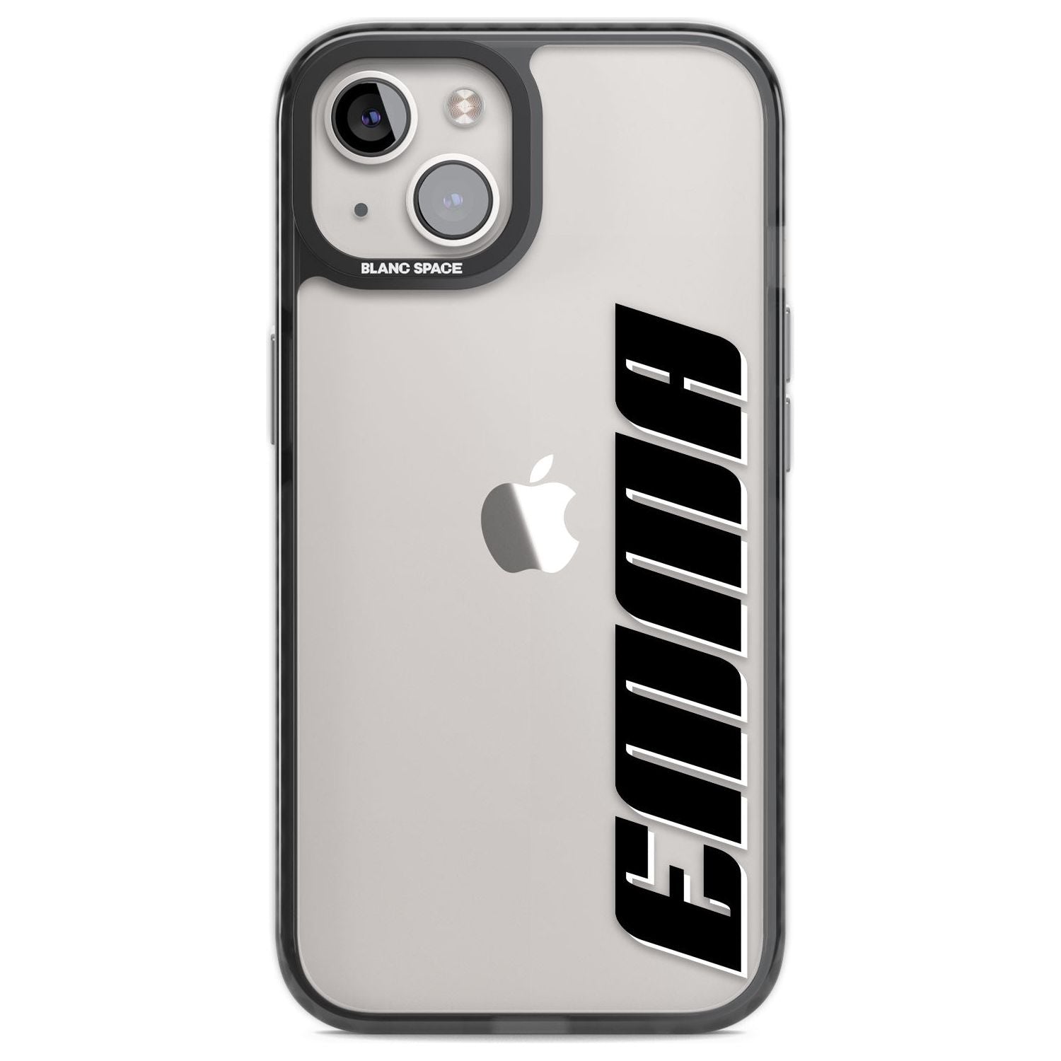Personalised Clear Text 4A Custom Phone Case iPhone 12 / Black Impact Case,iPhone 13 / Black Impact Case,iPhone 12 Pro / Black Impact Case,iPhone 14 / Black Impact Case,iPhone 15 Plus / Black Impact Case,iPhone 15 / Black Impact Case Blanc Space