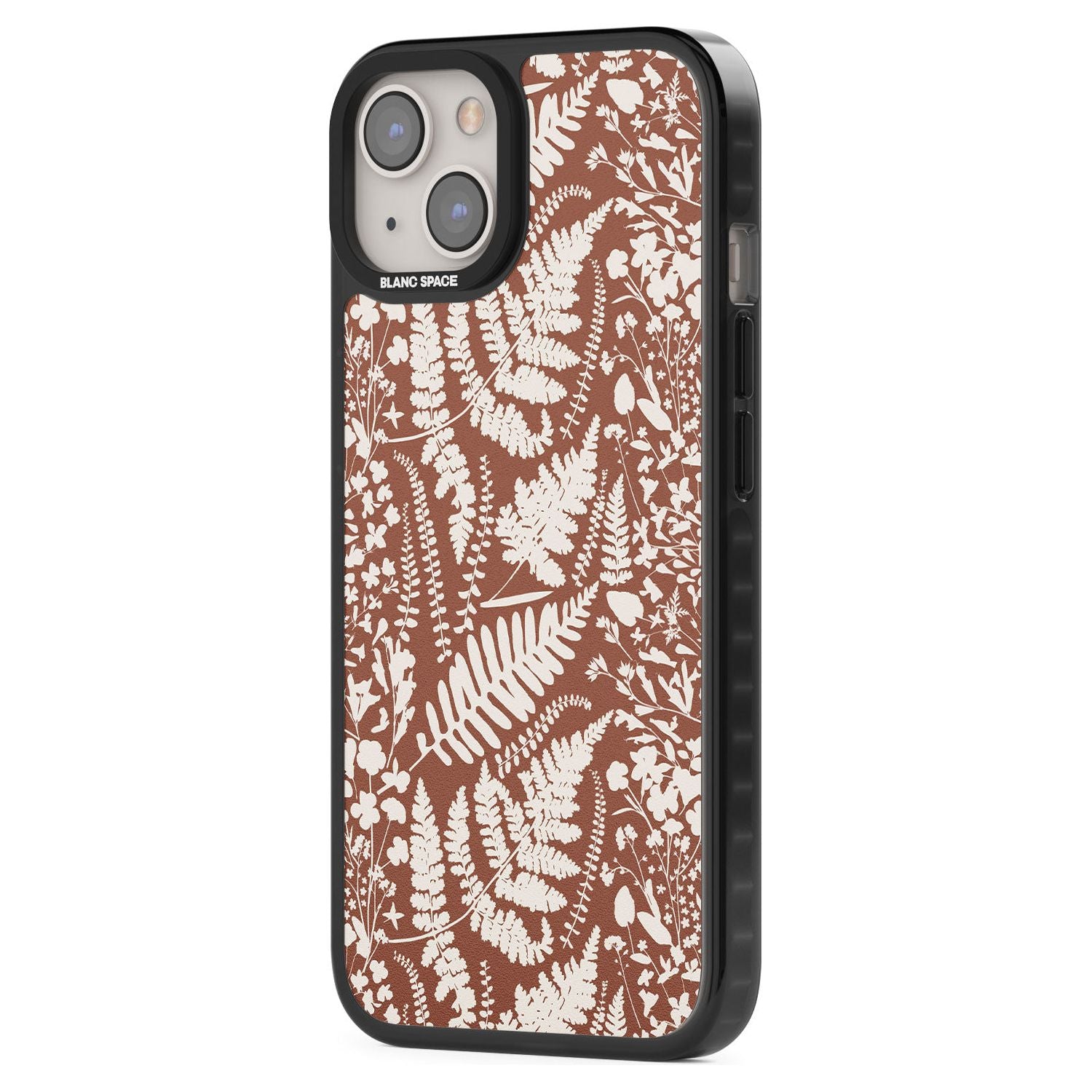 Wildflowers And Ferns On Terracotta