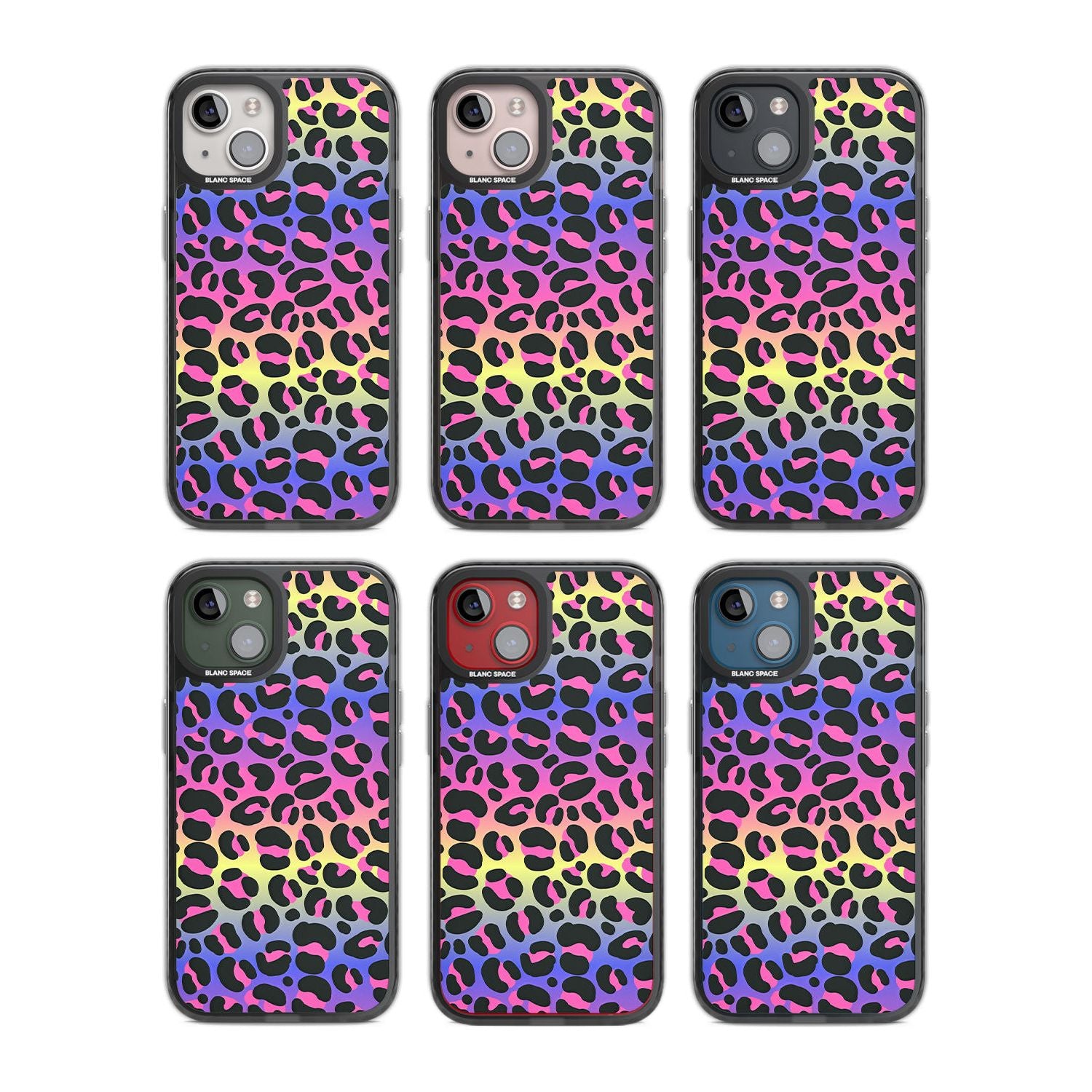Rainbow Gradient Leopard
